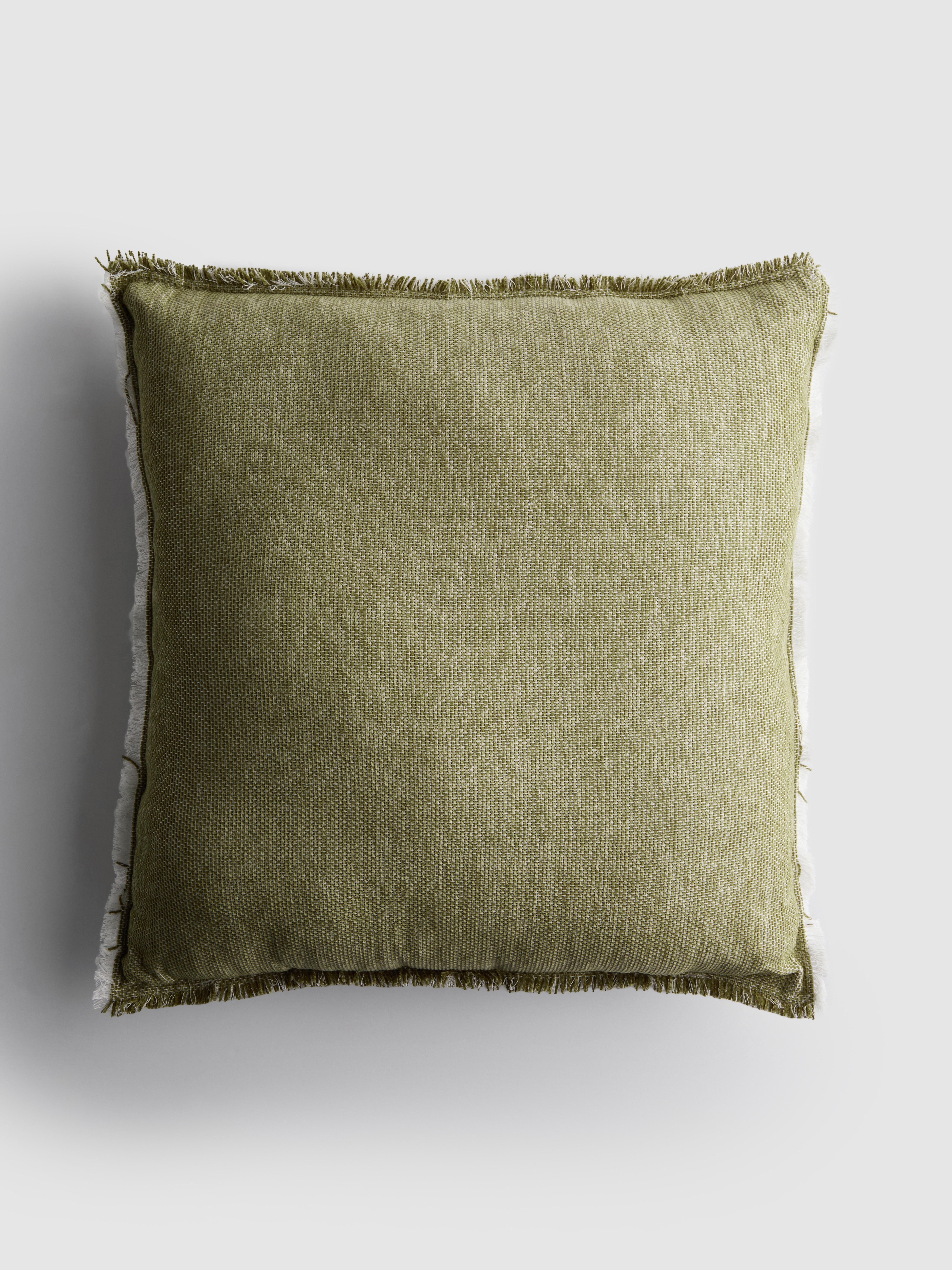 Cuscino decorativo quadrato in ciniglia