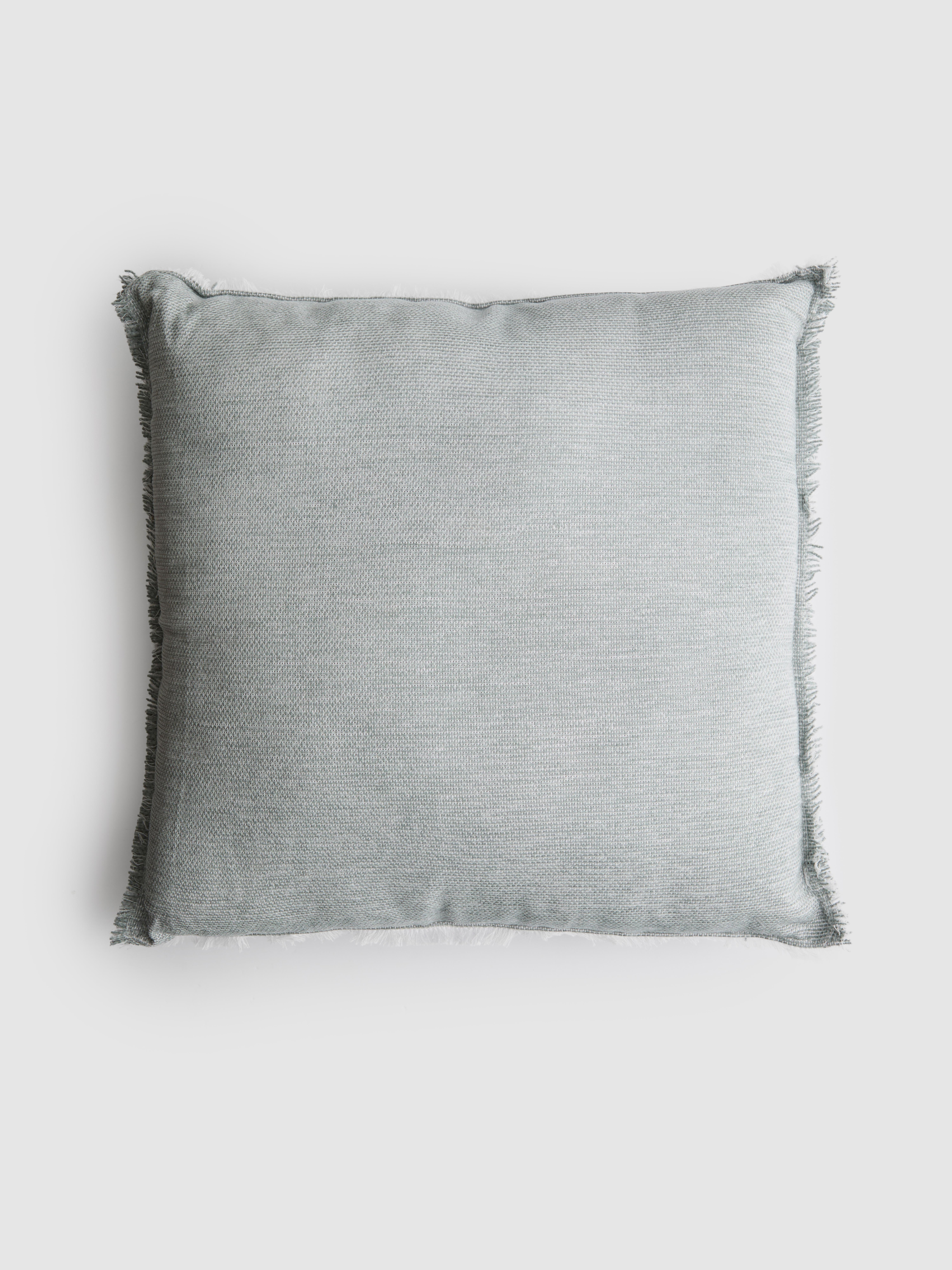 Chenille Square Scatter Cushion Blue