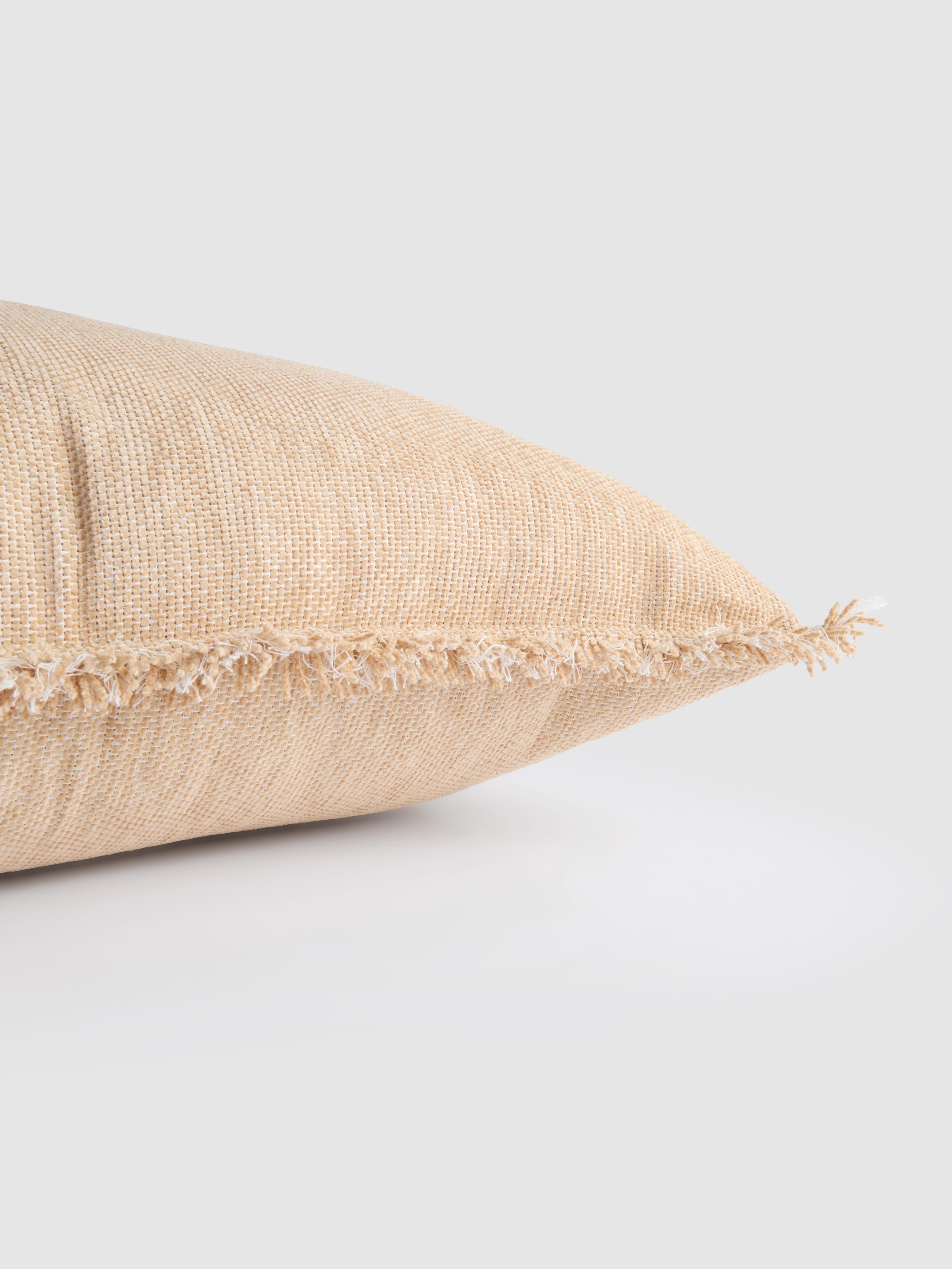 Quadratisches Kissen aus Chenille