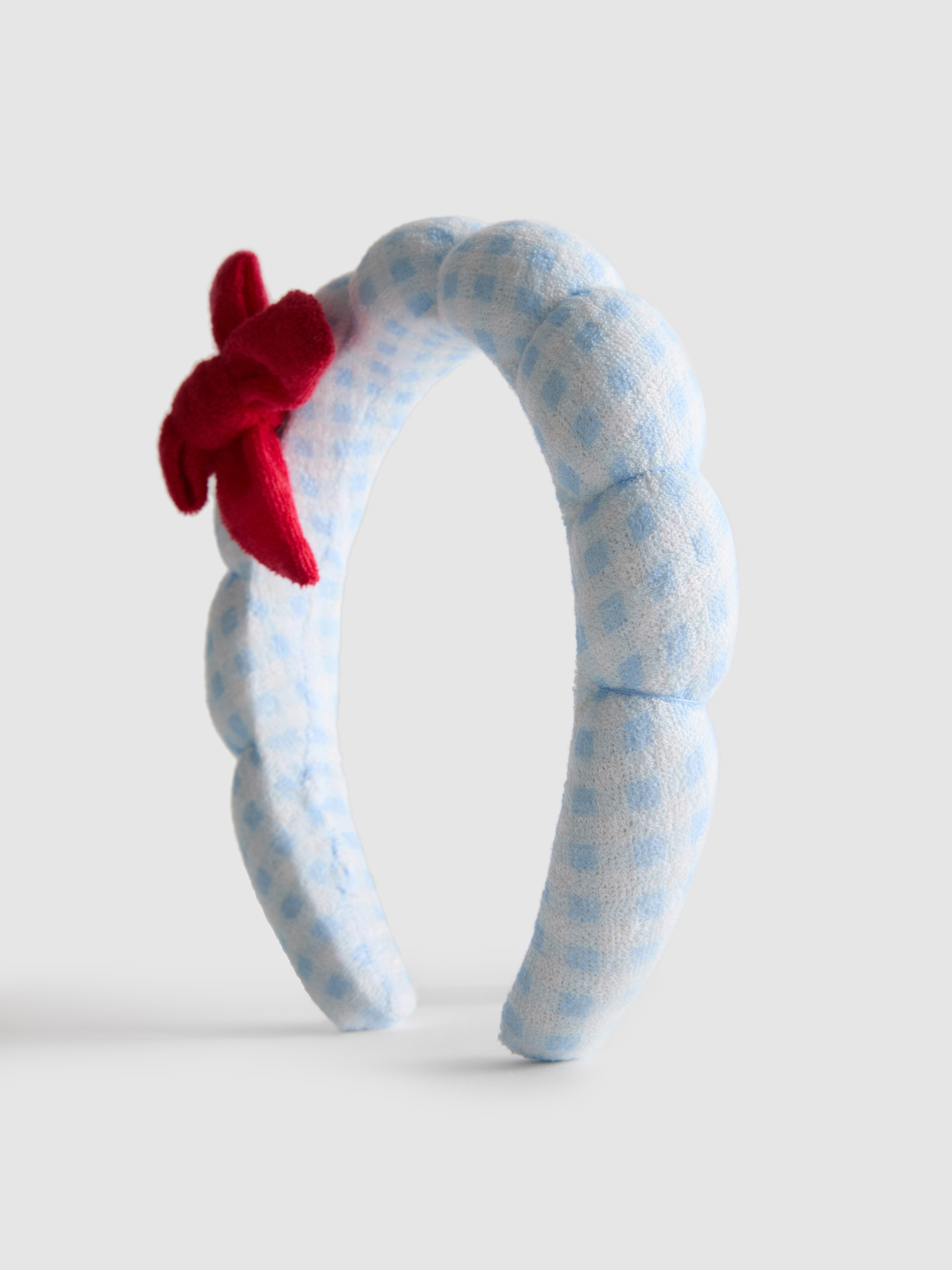 Padded Gingham Headband