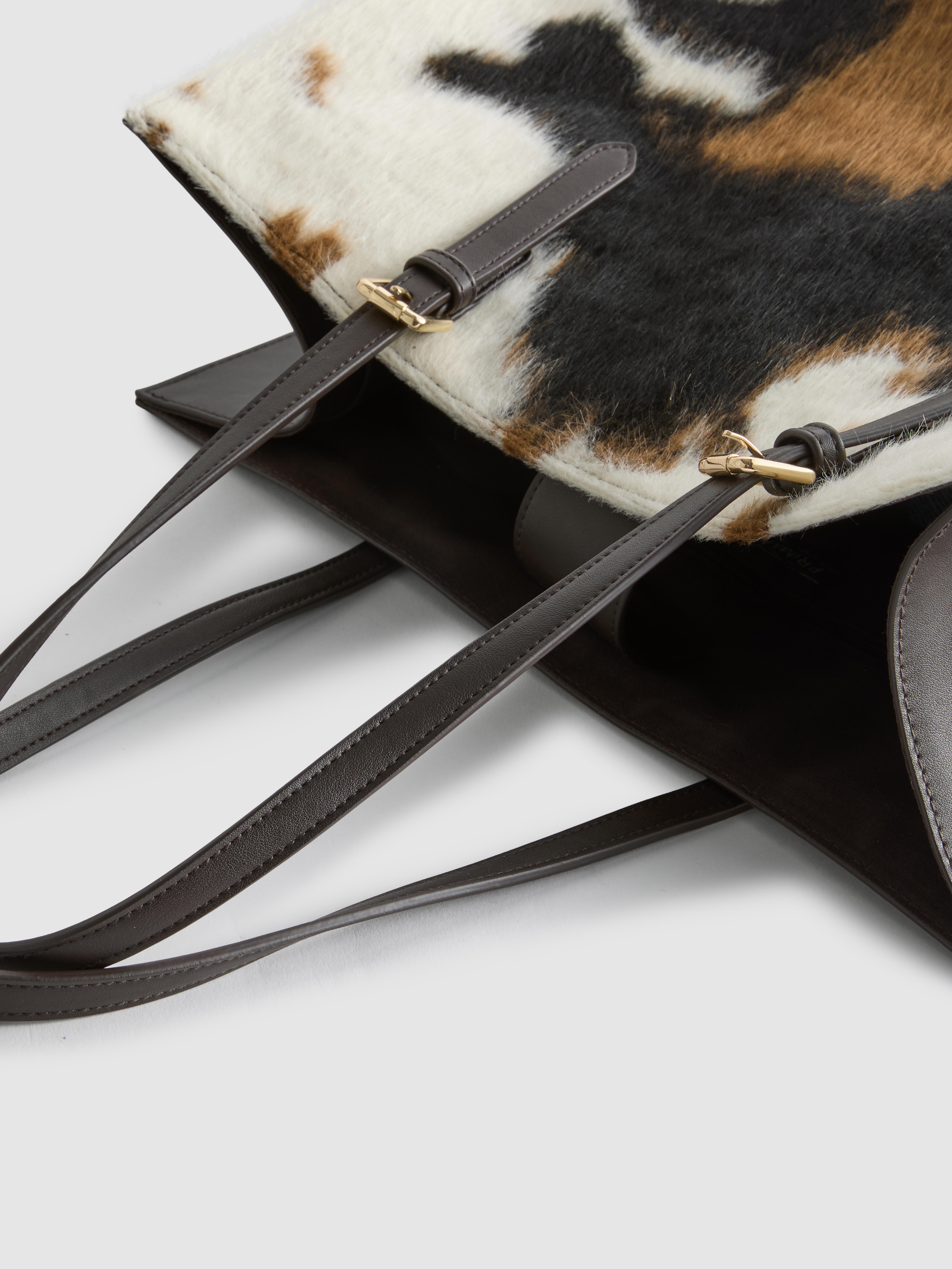 Cow Print Shopper Bag