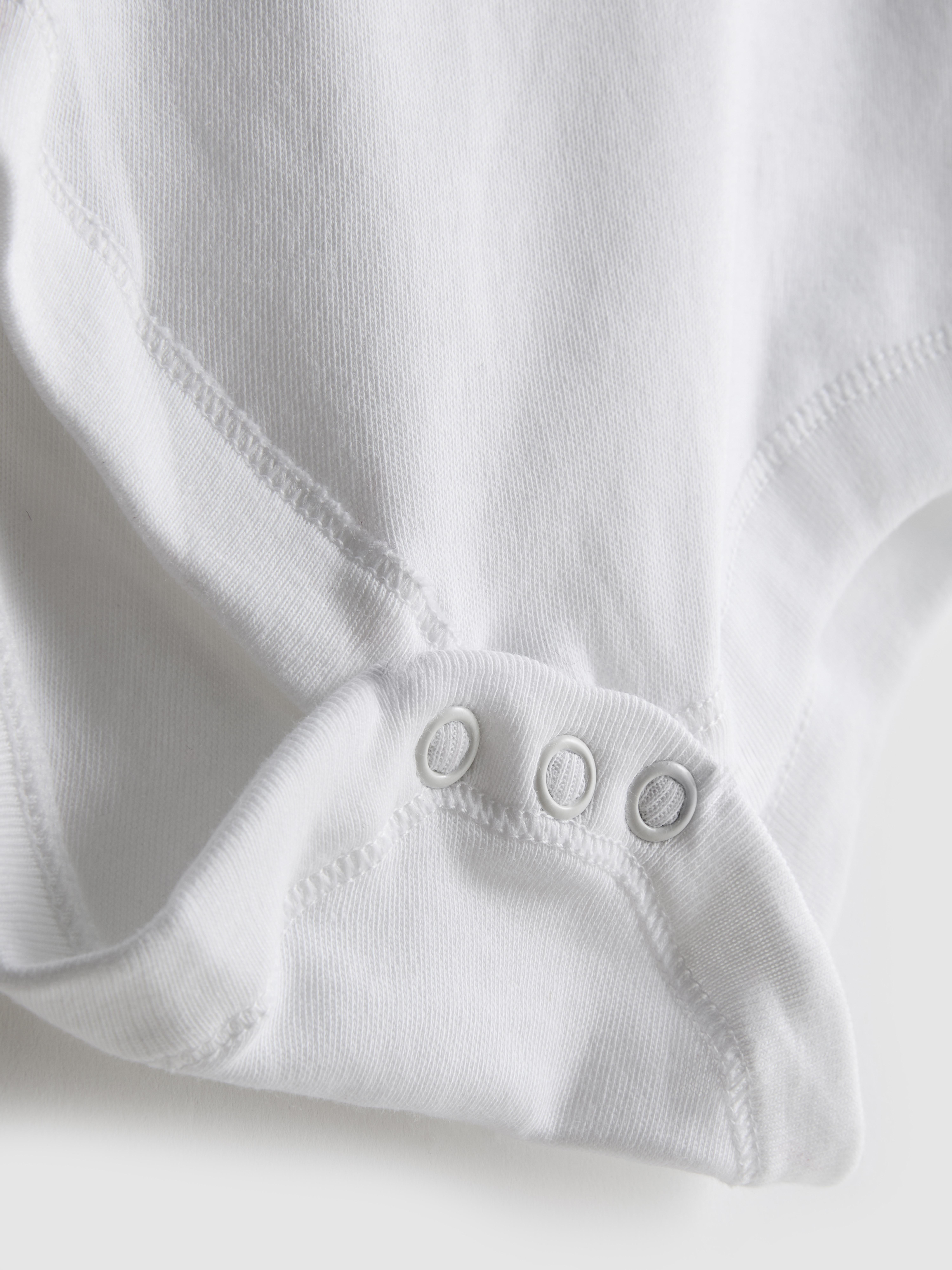 Baby Boys;Girls;Unisex White 0-36mths | 5pk Short-Sleeve Onesies