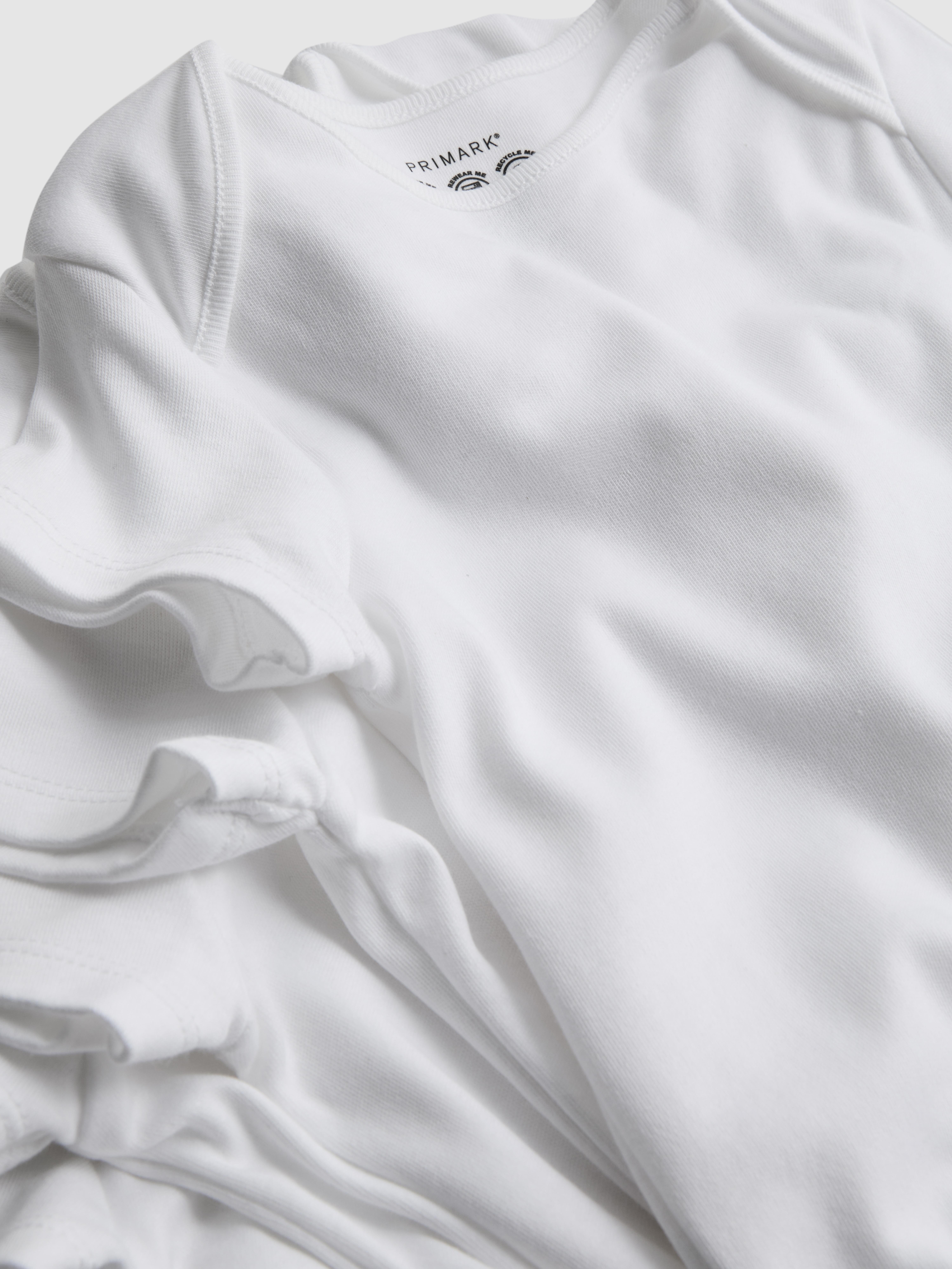 Baby Boys;Girls;Unisex White 0-36mths | 5pk Short-Sleeve Onesies