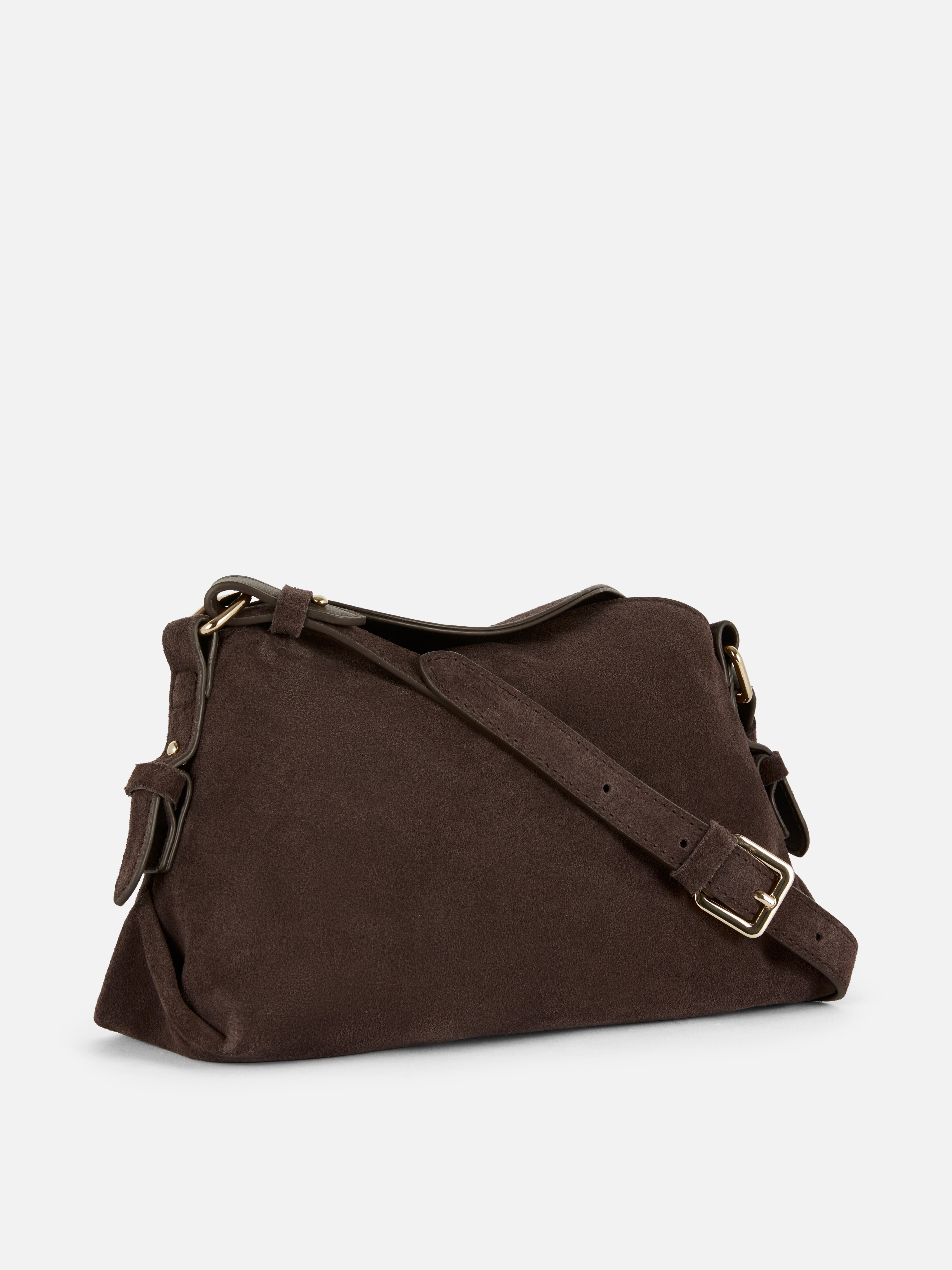 Semišová crossbody taška The Edit