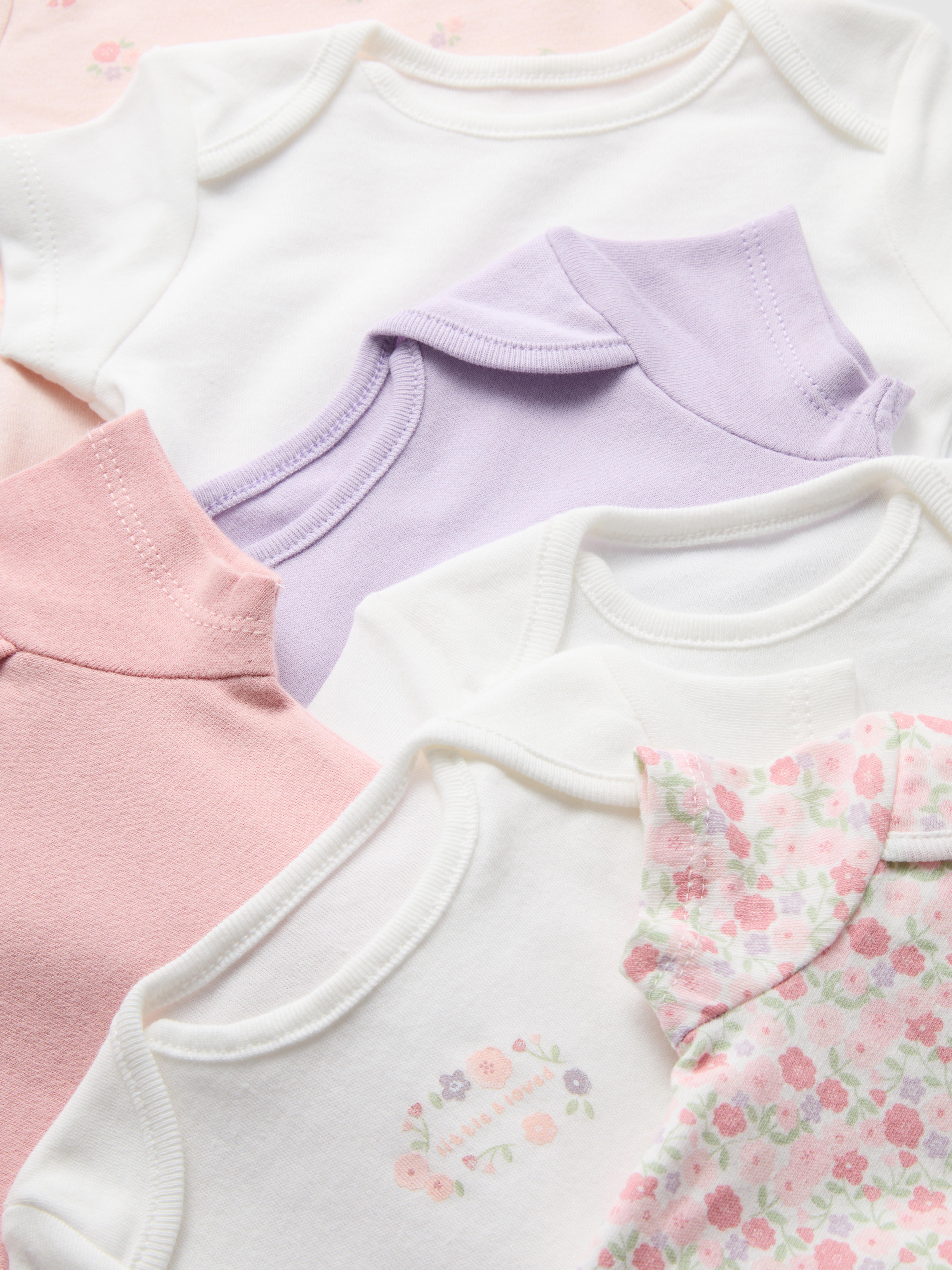 0-36mths | 7pk Short-Sleeve Onesies