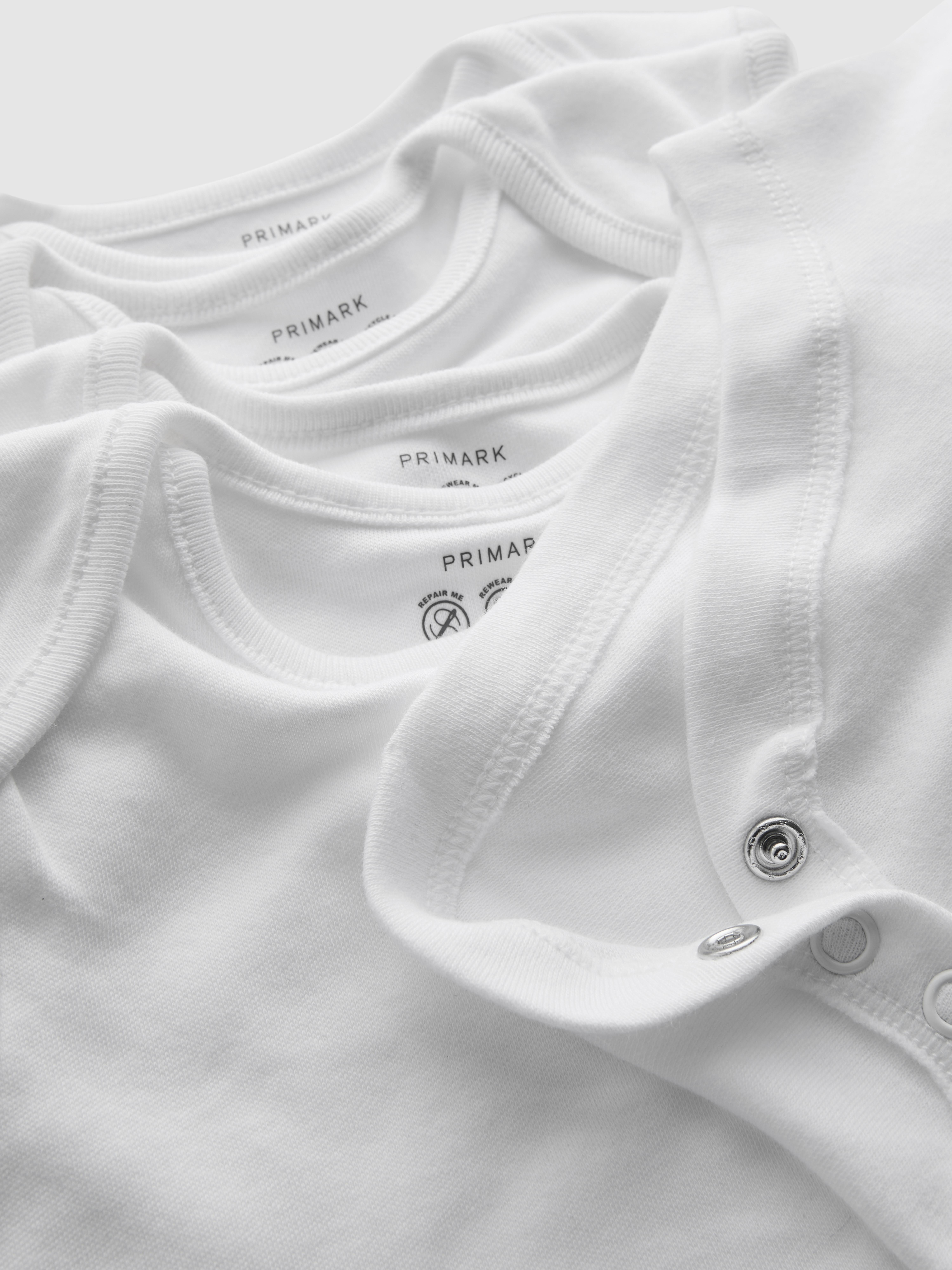 Baby Boys;Girls;Unisex White 0-36mths | 5pk Sleeveless Bodysuits