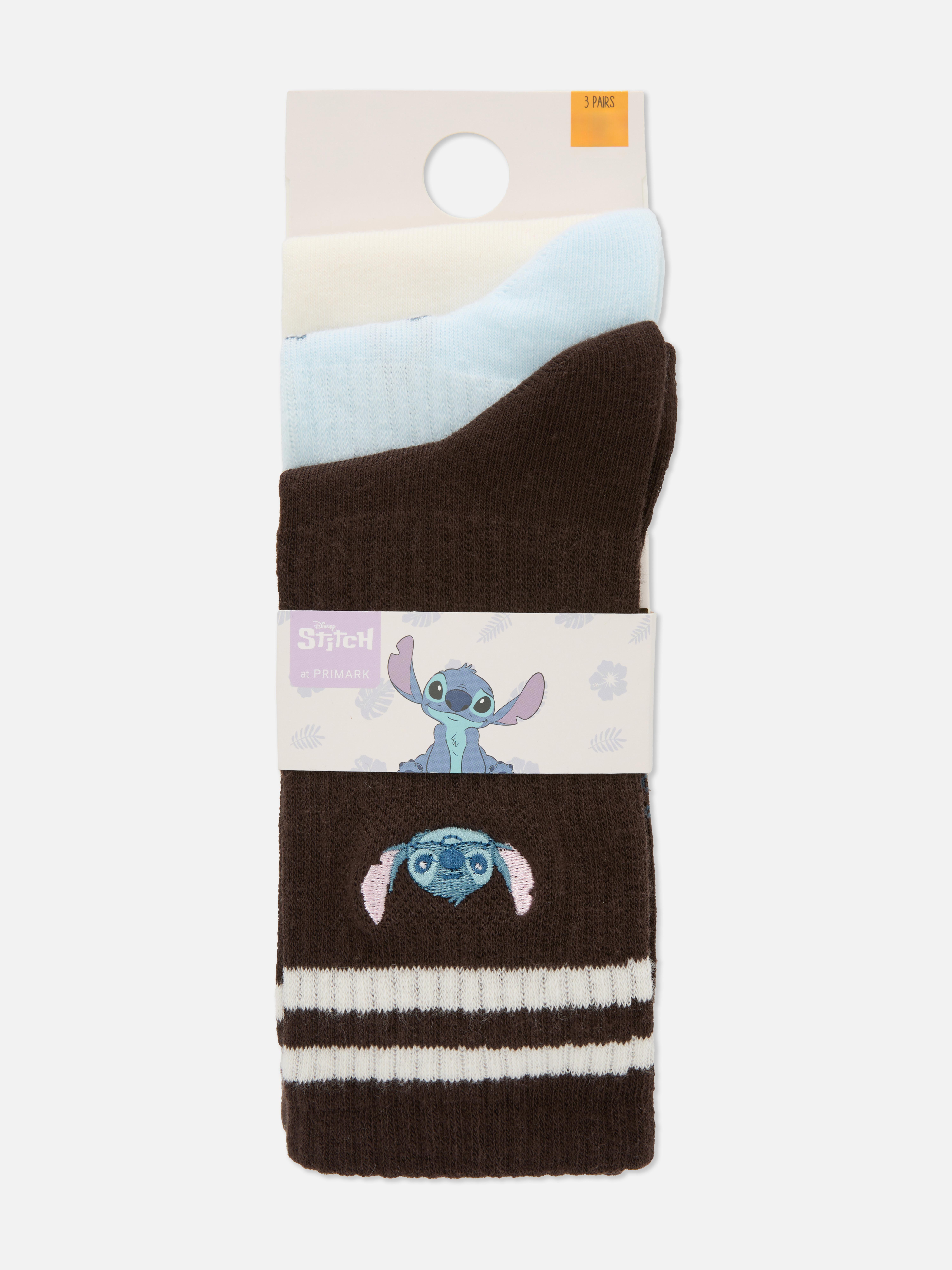 3pk Disney's Stitch Crew Socks