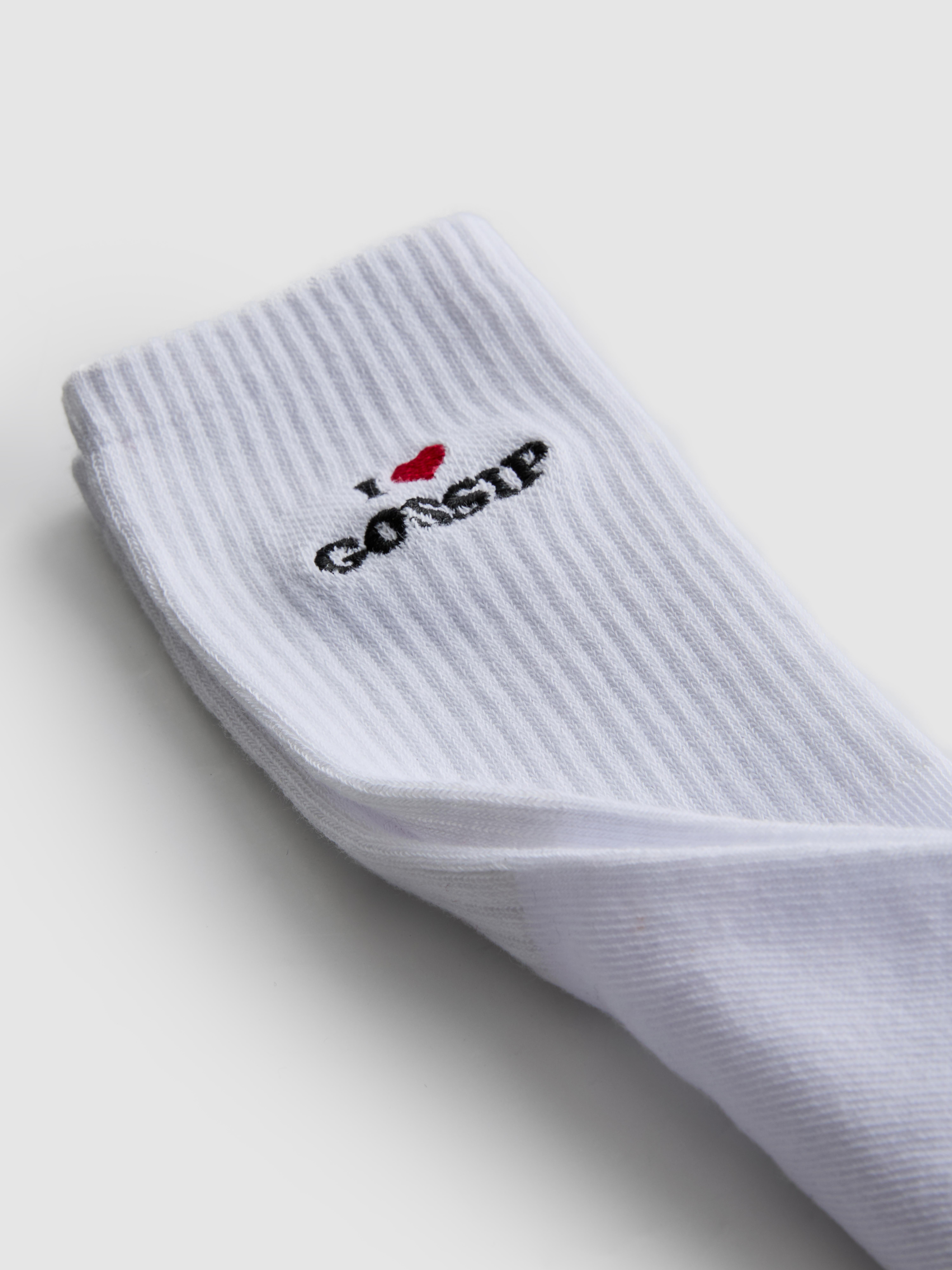 1pk Gossip Girl Cotton Rich Crew Socks