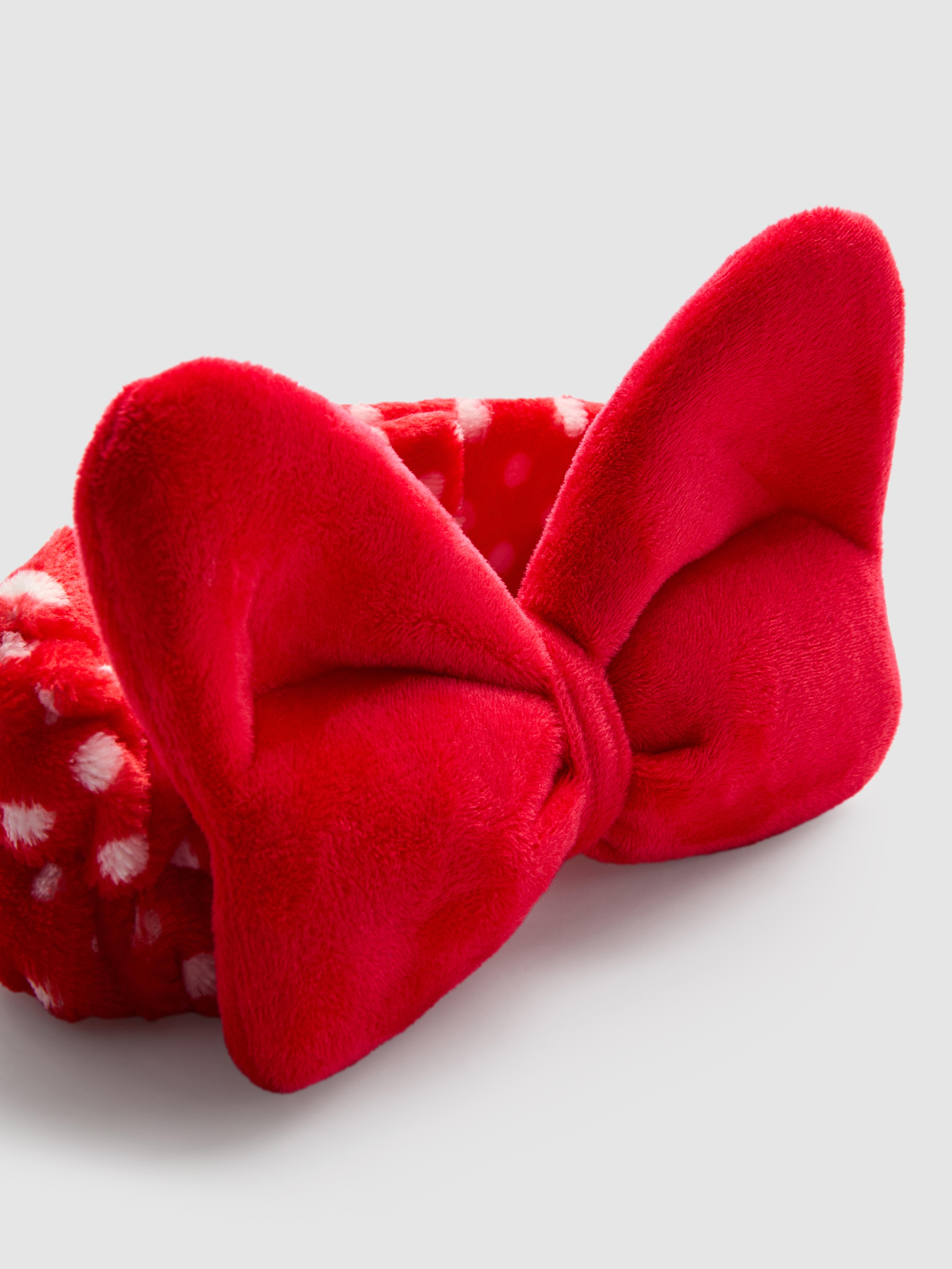 Girls Multi Disney’s Minnie Mouse Plush Bow Headband