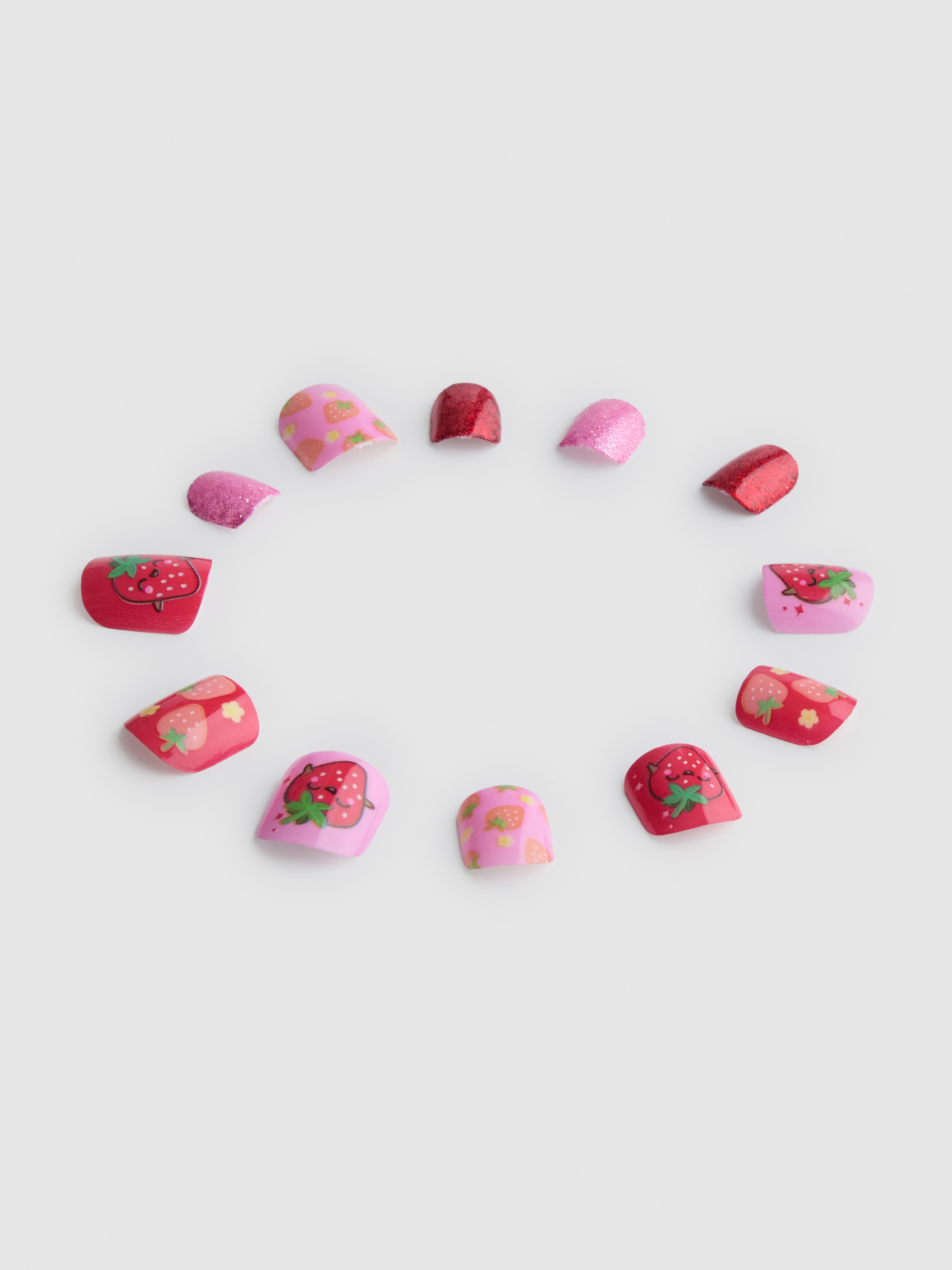 PS... Mini Fruit Press On False Nails