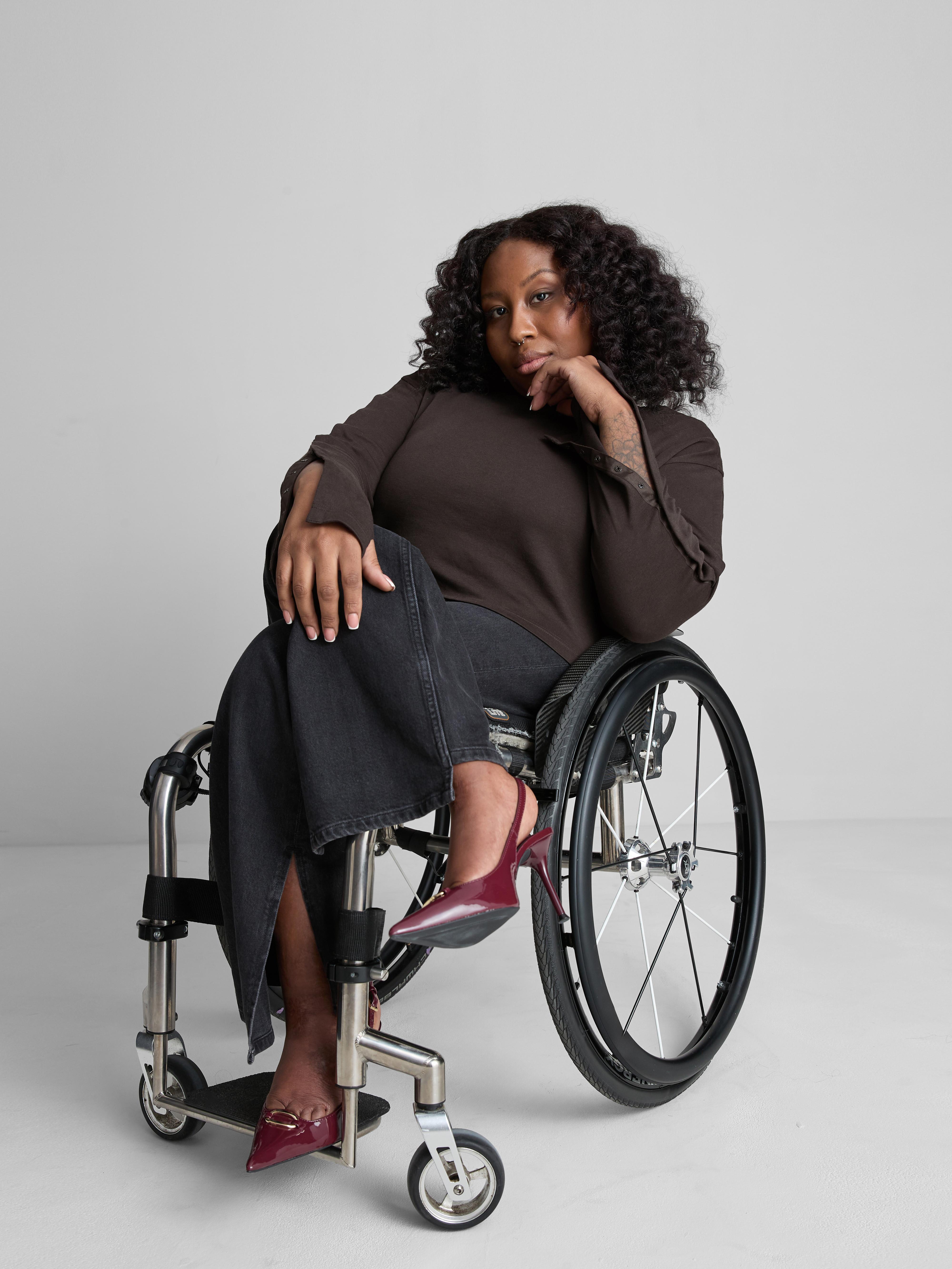 Adaptive Boat Neck Long Sleeve Top