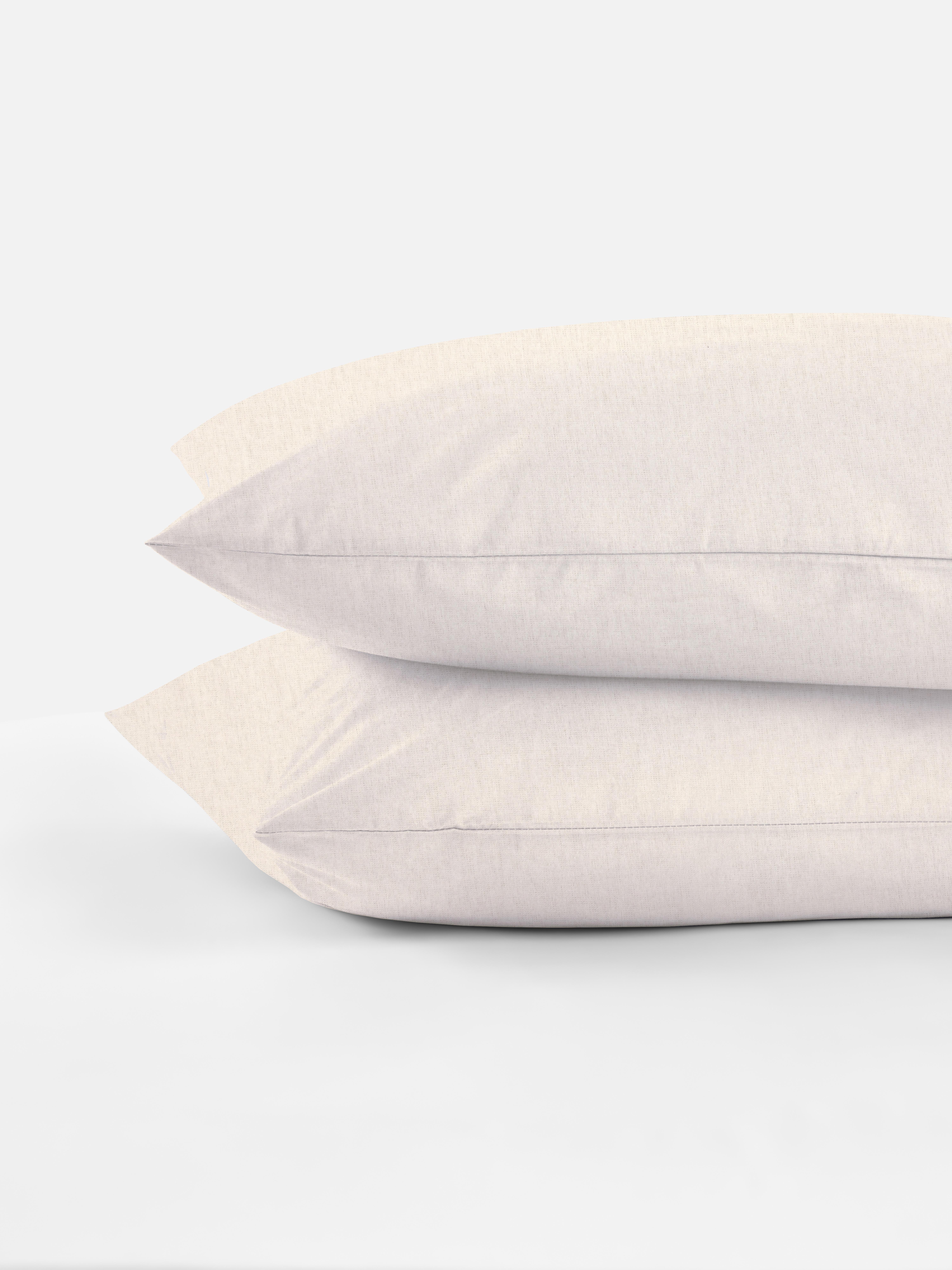 Taie d'oreiller gaze coton Vichy 60 x 60 cm noir | Leroy Merlin