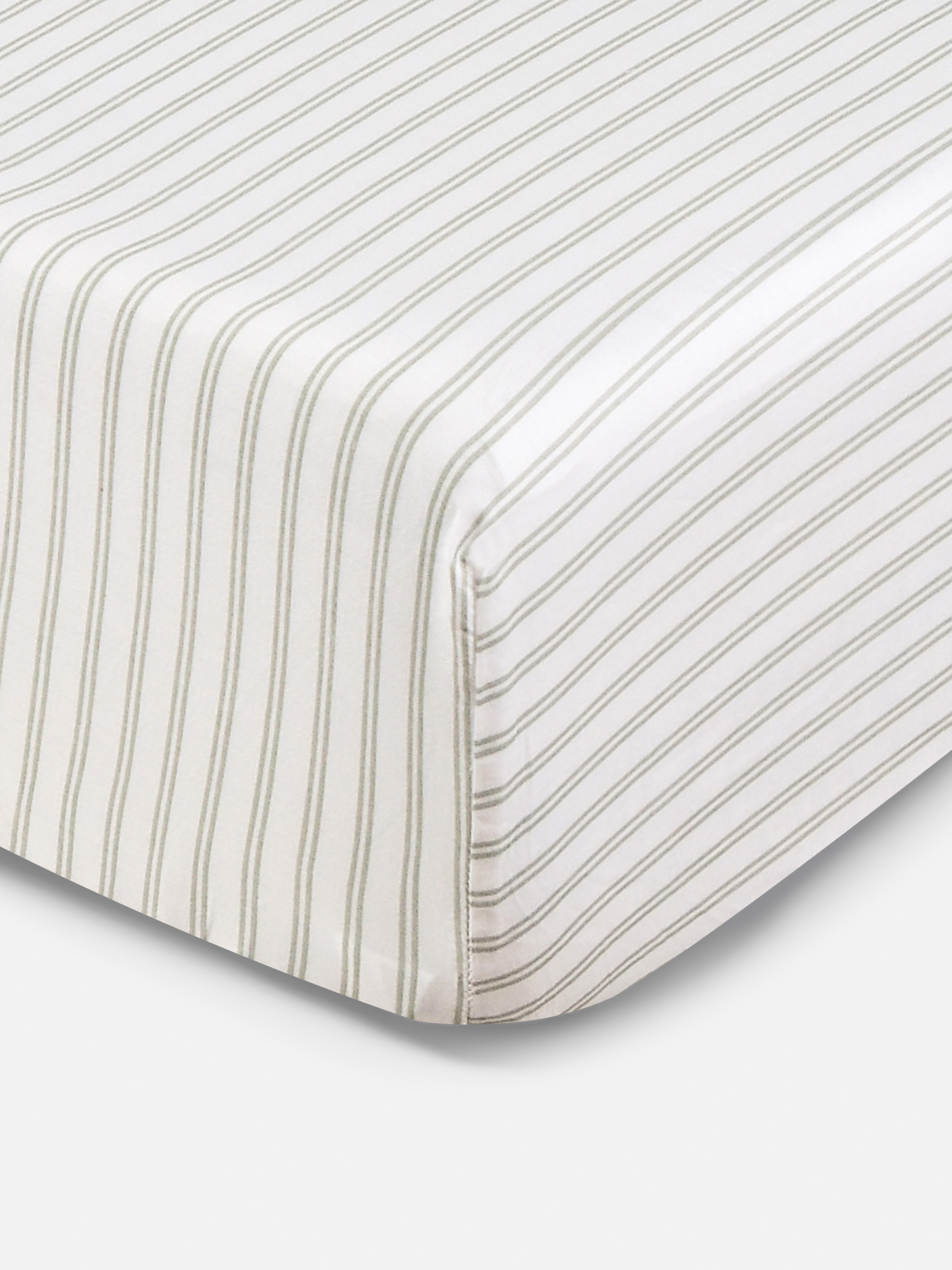 Lençol ajustável casal riscas