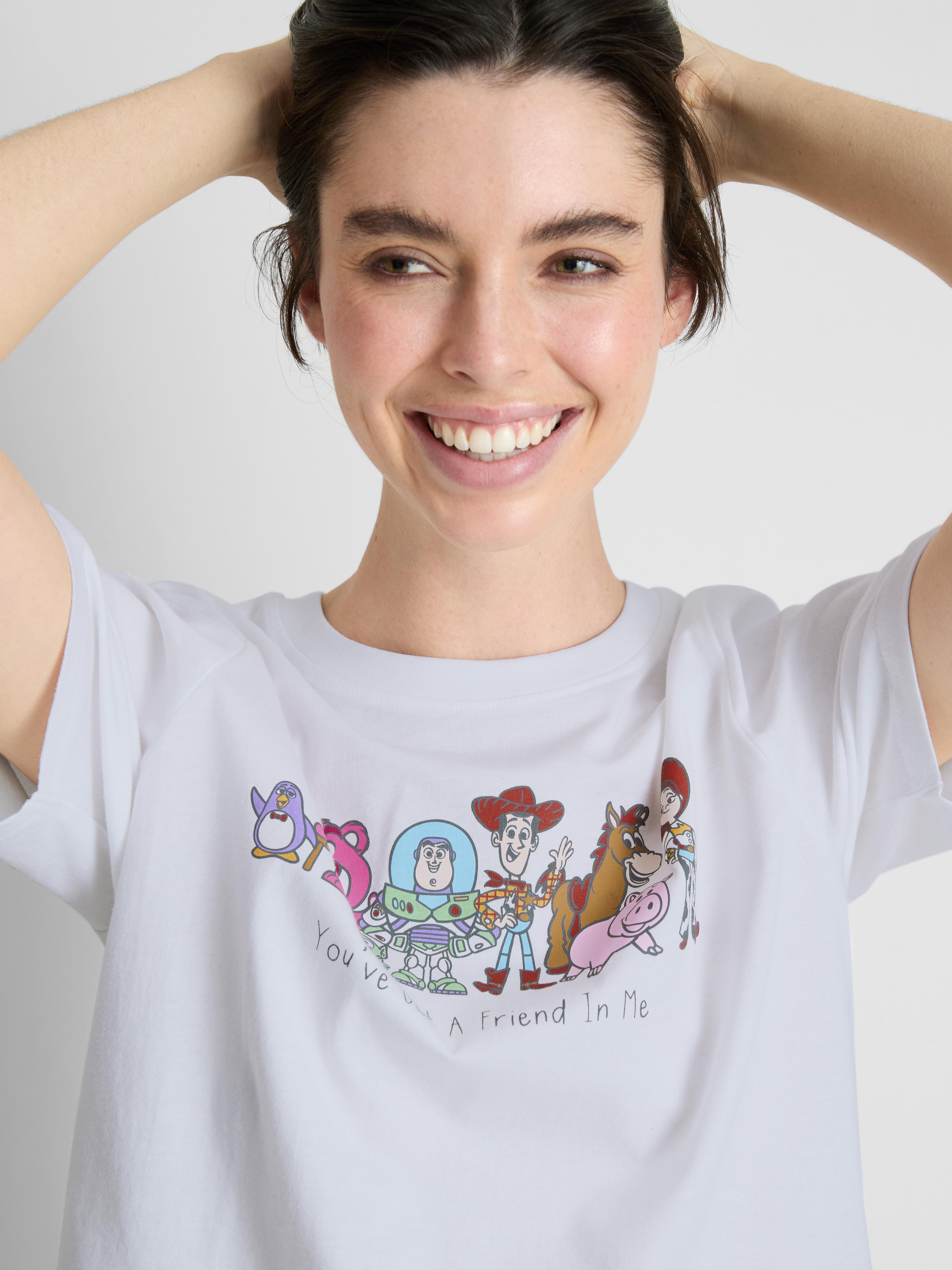 Women's Ivory Disney’s Toy Story Cotton Printed Pajamas