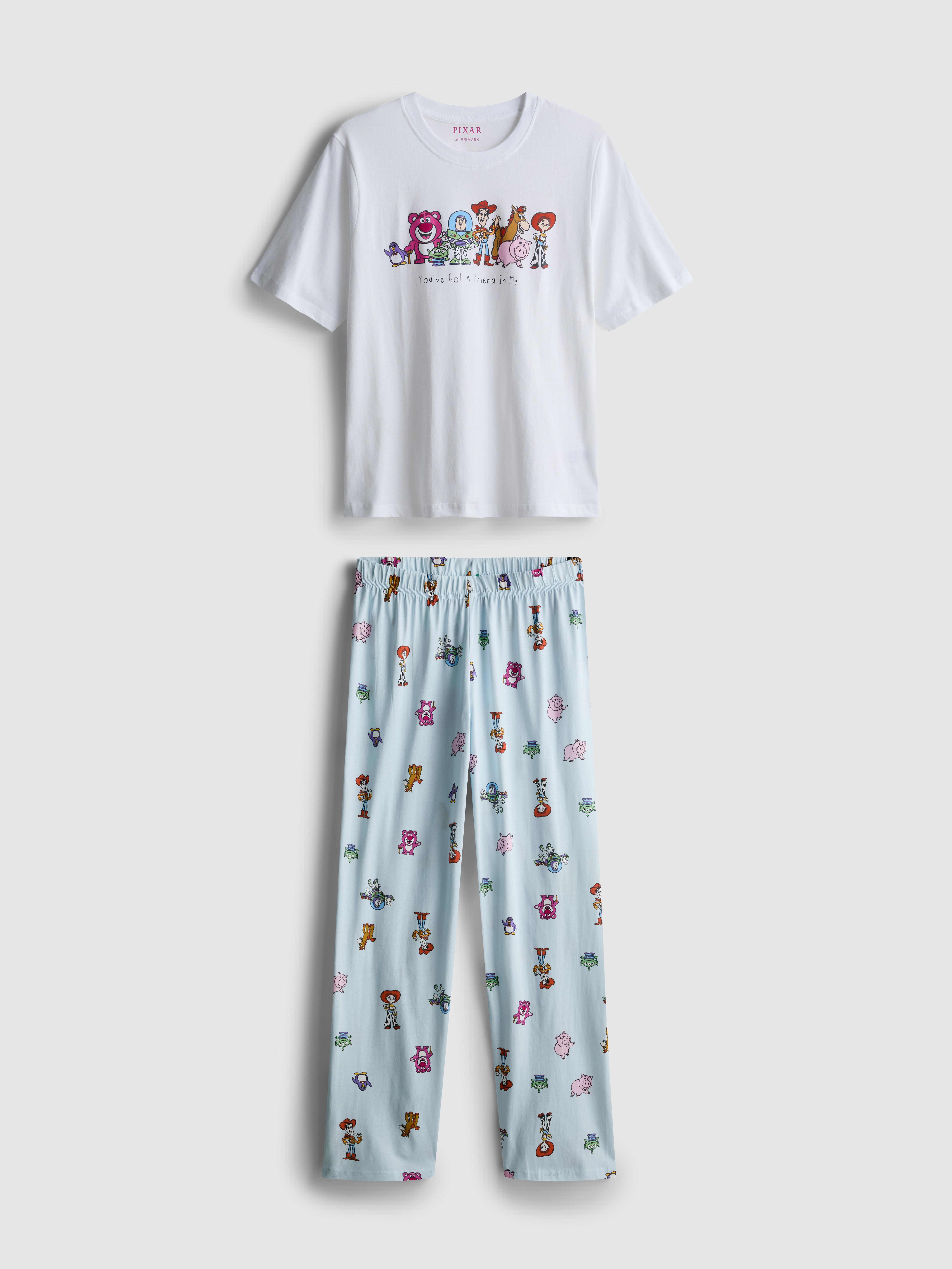 Women's Ivory Disney’s Toy Story Cotton Printed Pajamas