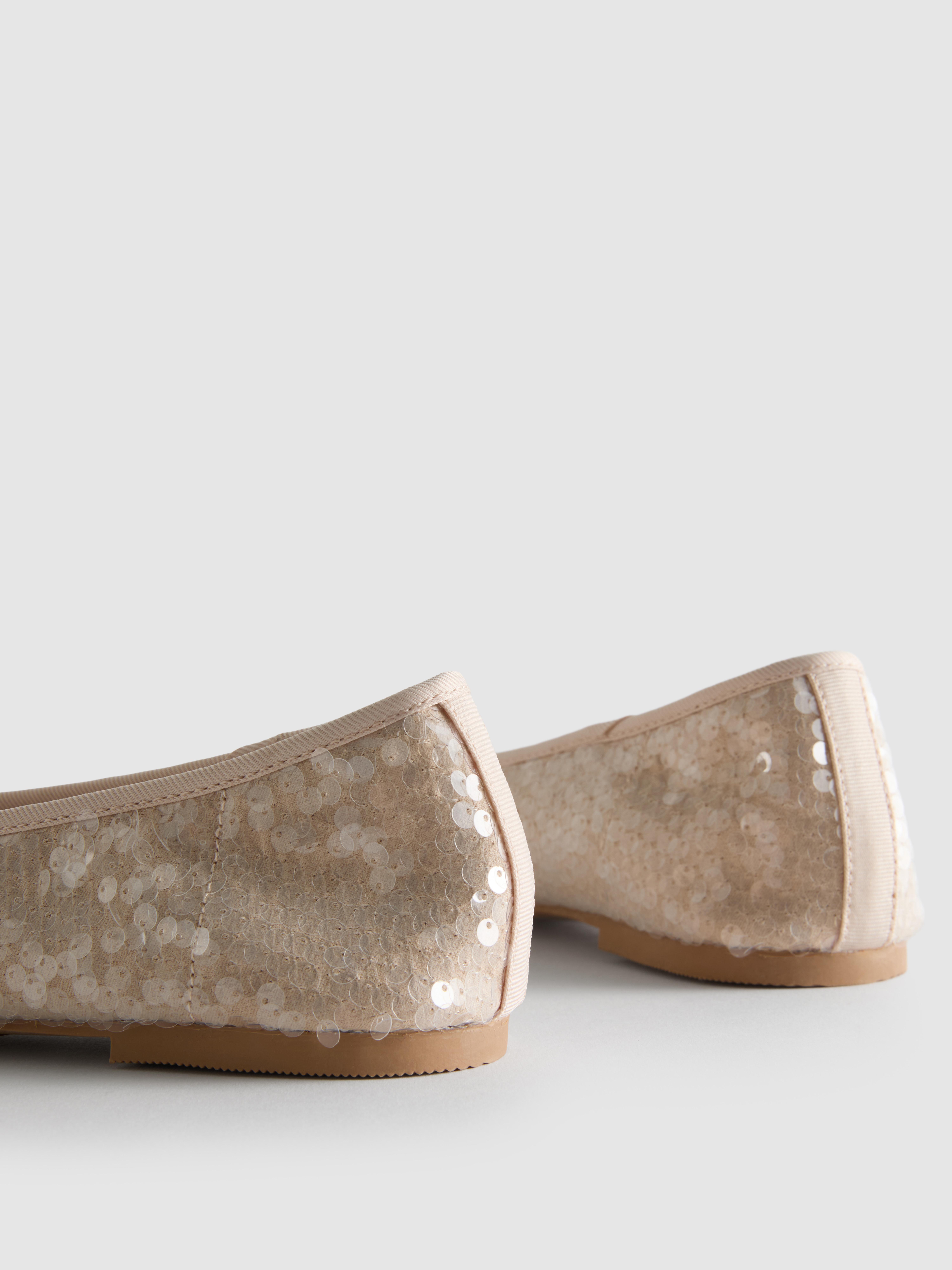 Sequin Ballerina Pumps