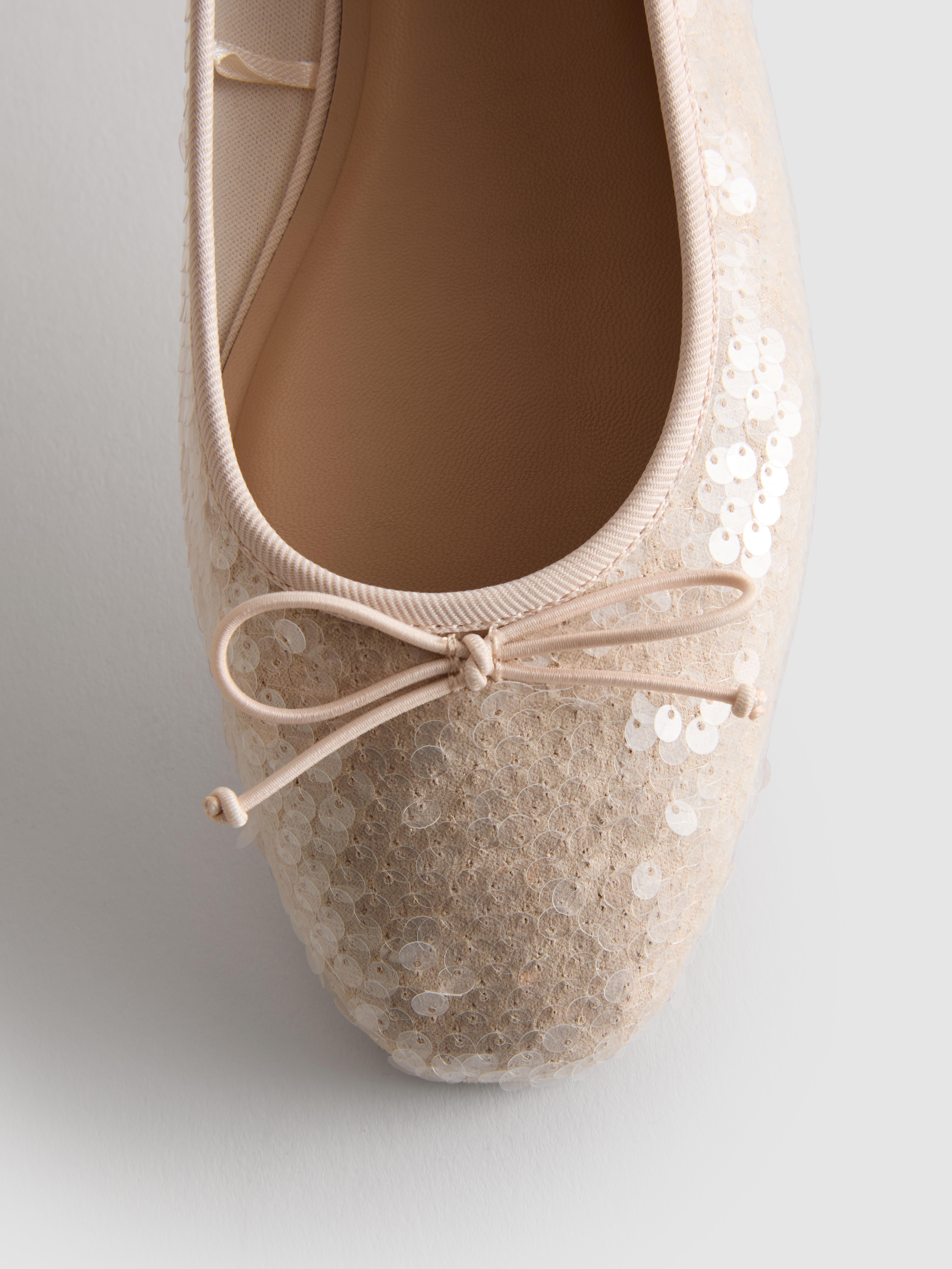 Sequin Ballerina Pumps