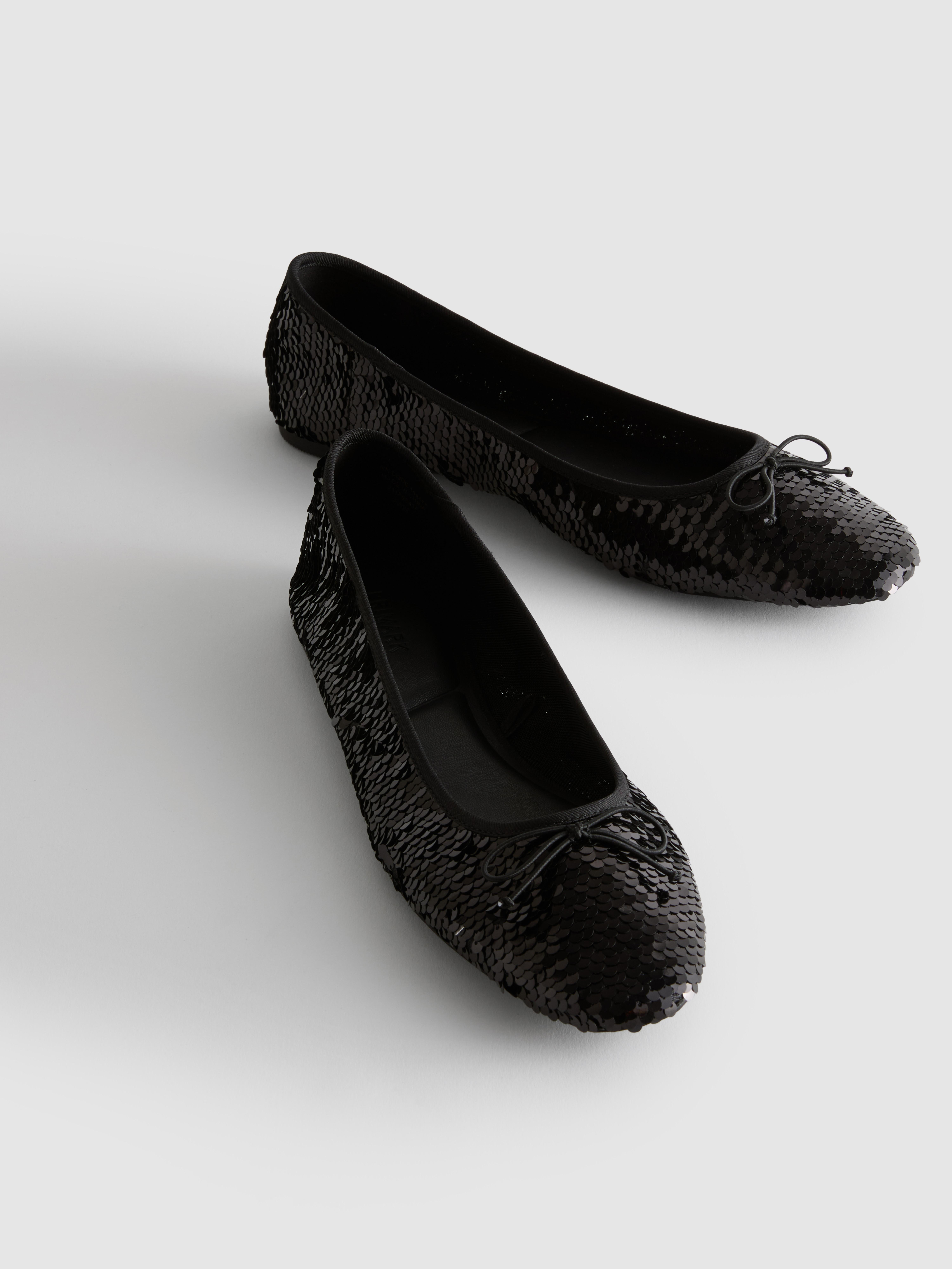 Sequin Ballerina Pumps