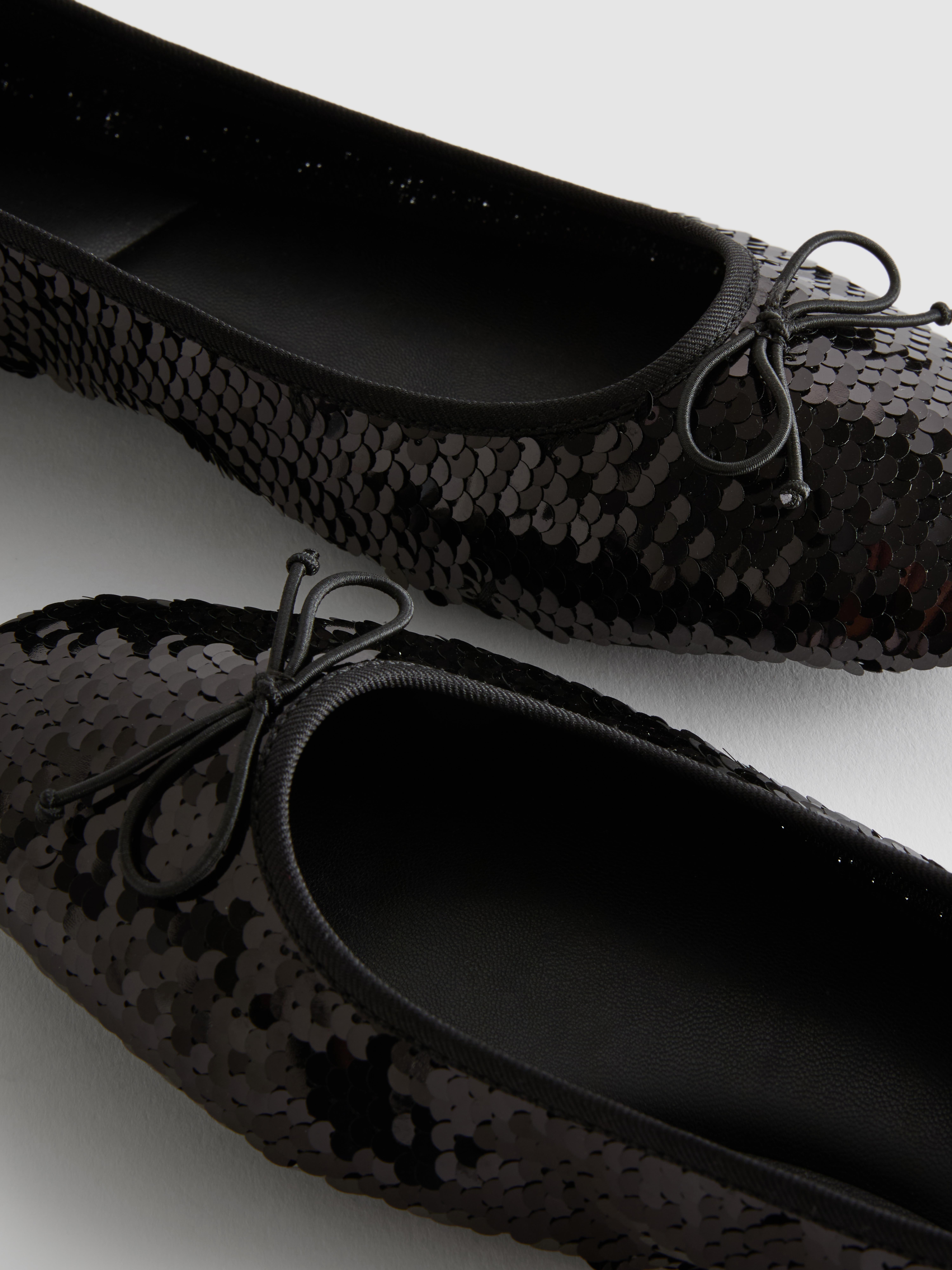 Sequin Ballerina Pumps