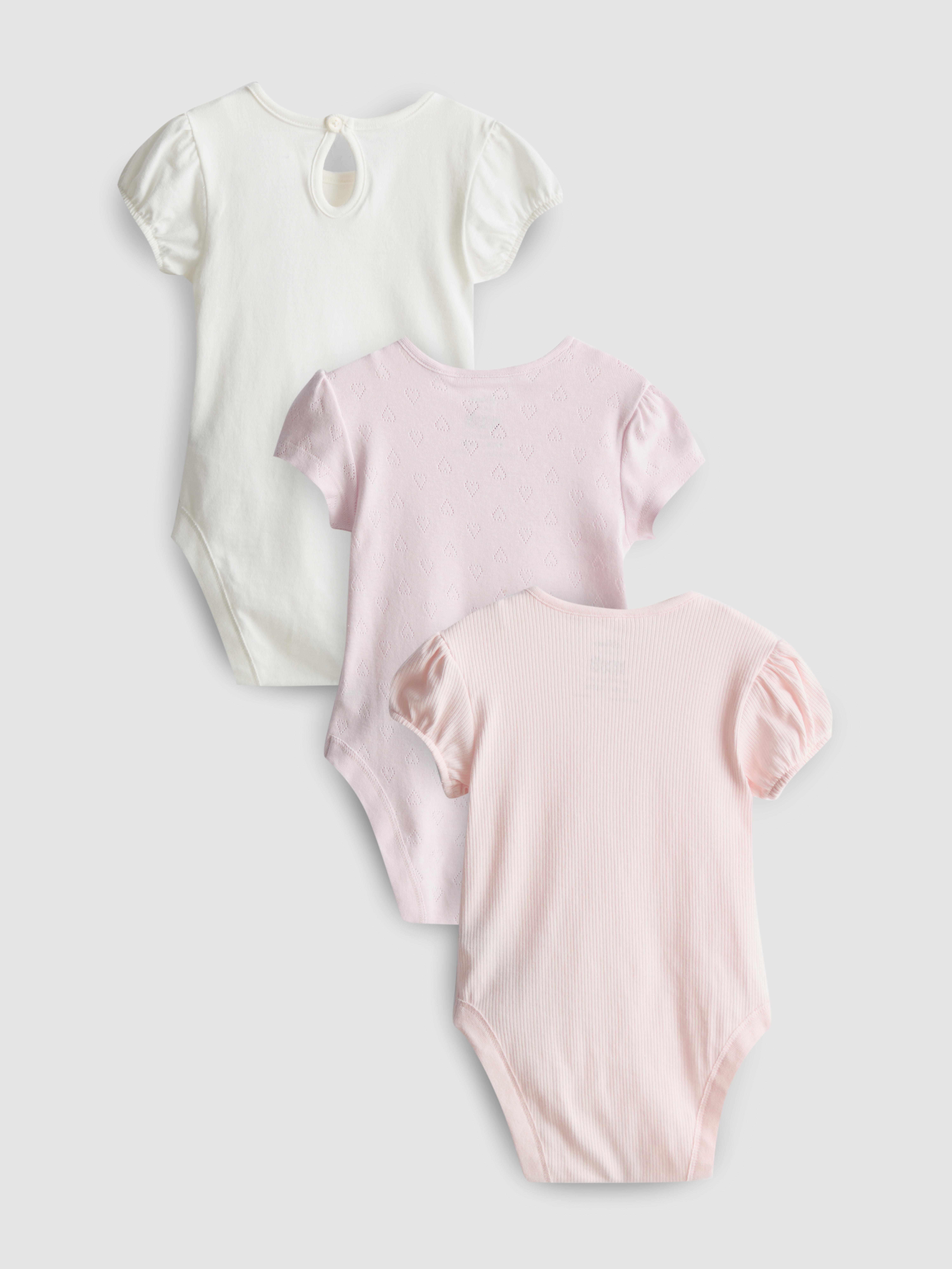 Baby Girls Pink 0-18mths | 3pk Disney's Minnie Mouse Room to Grow Newborn Onesies