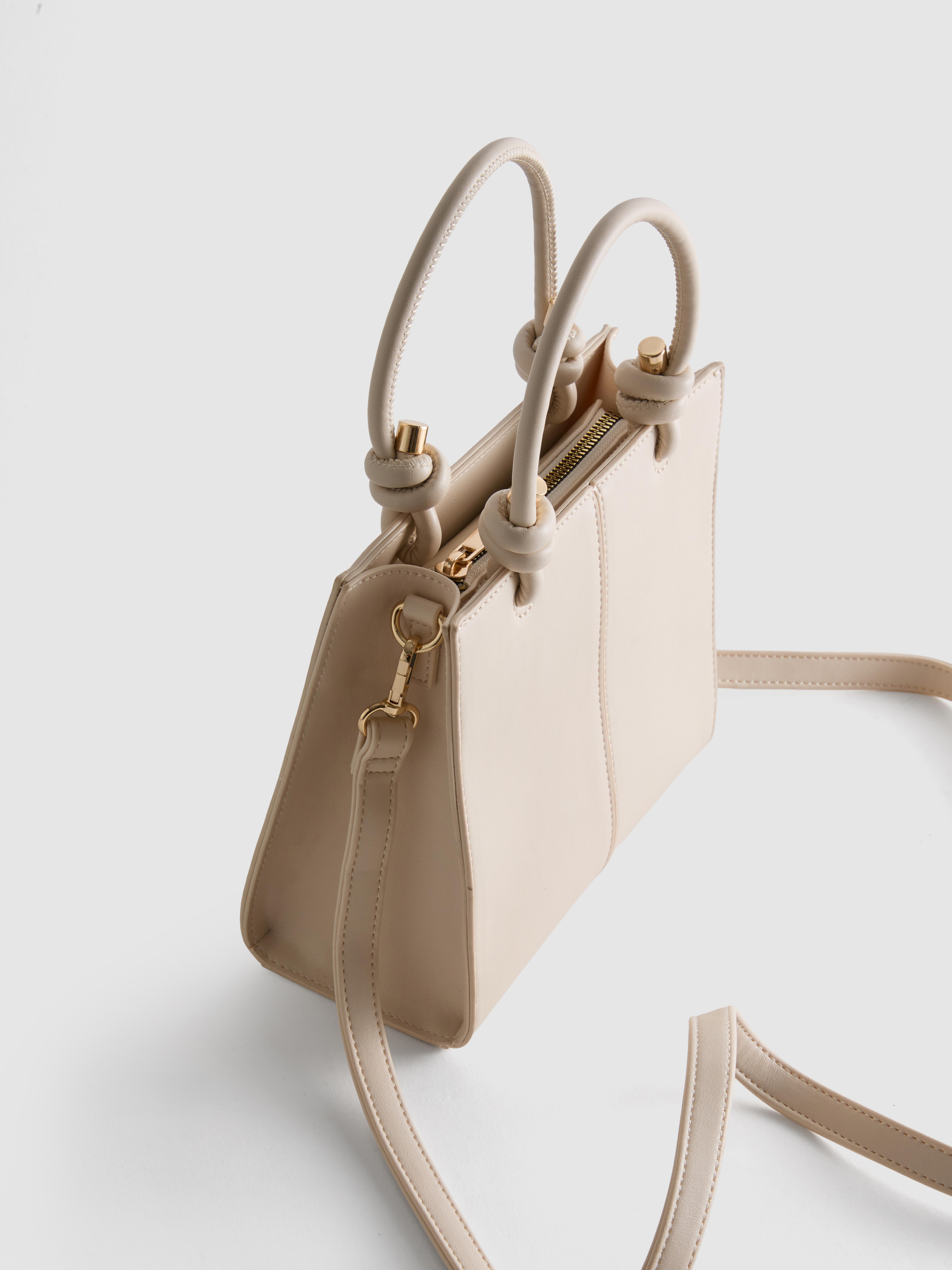 Faux Leather Mini Tote Bag