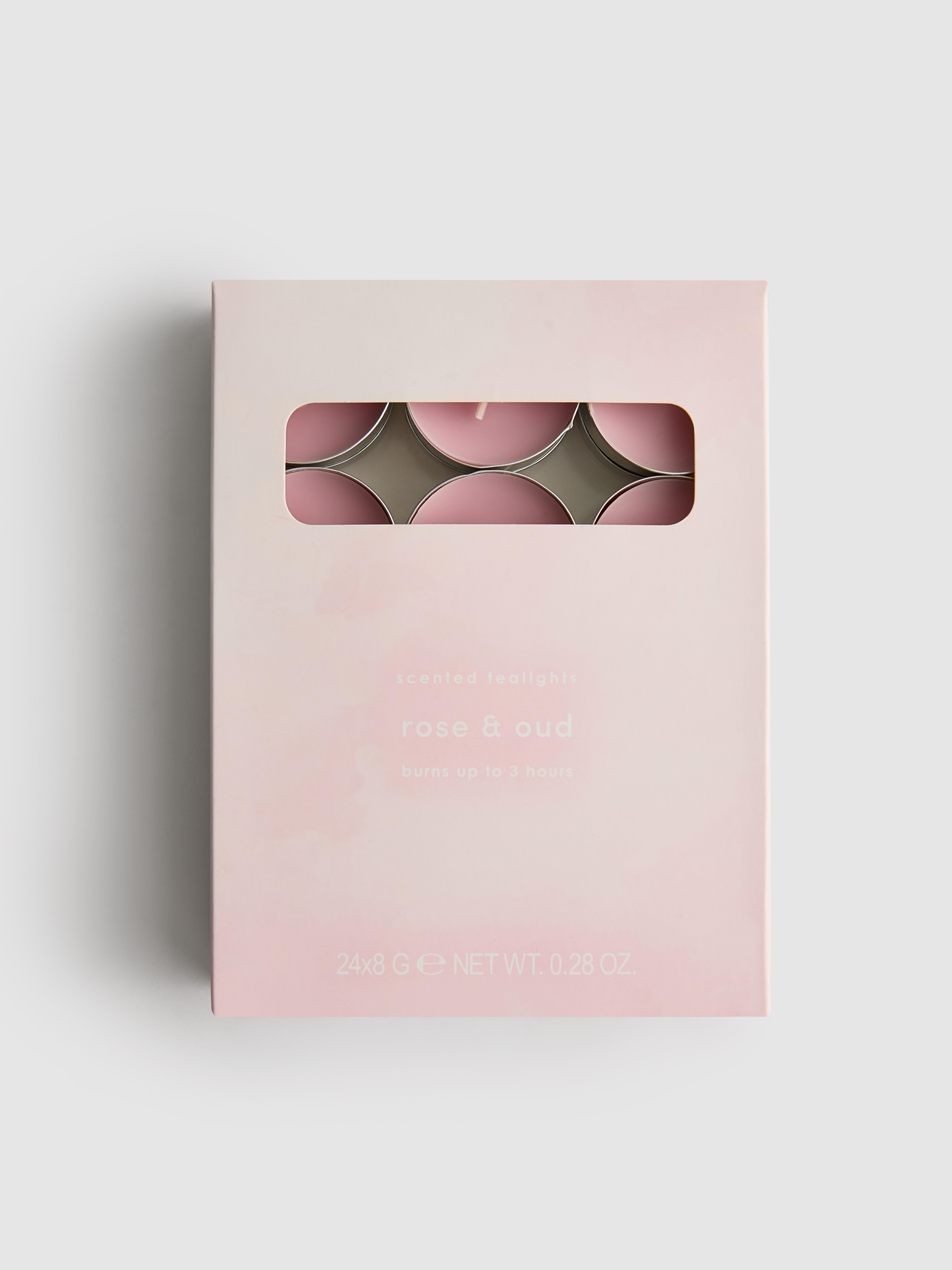 Light Pink 24-Pack Tealight Refills