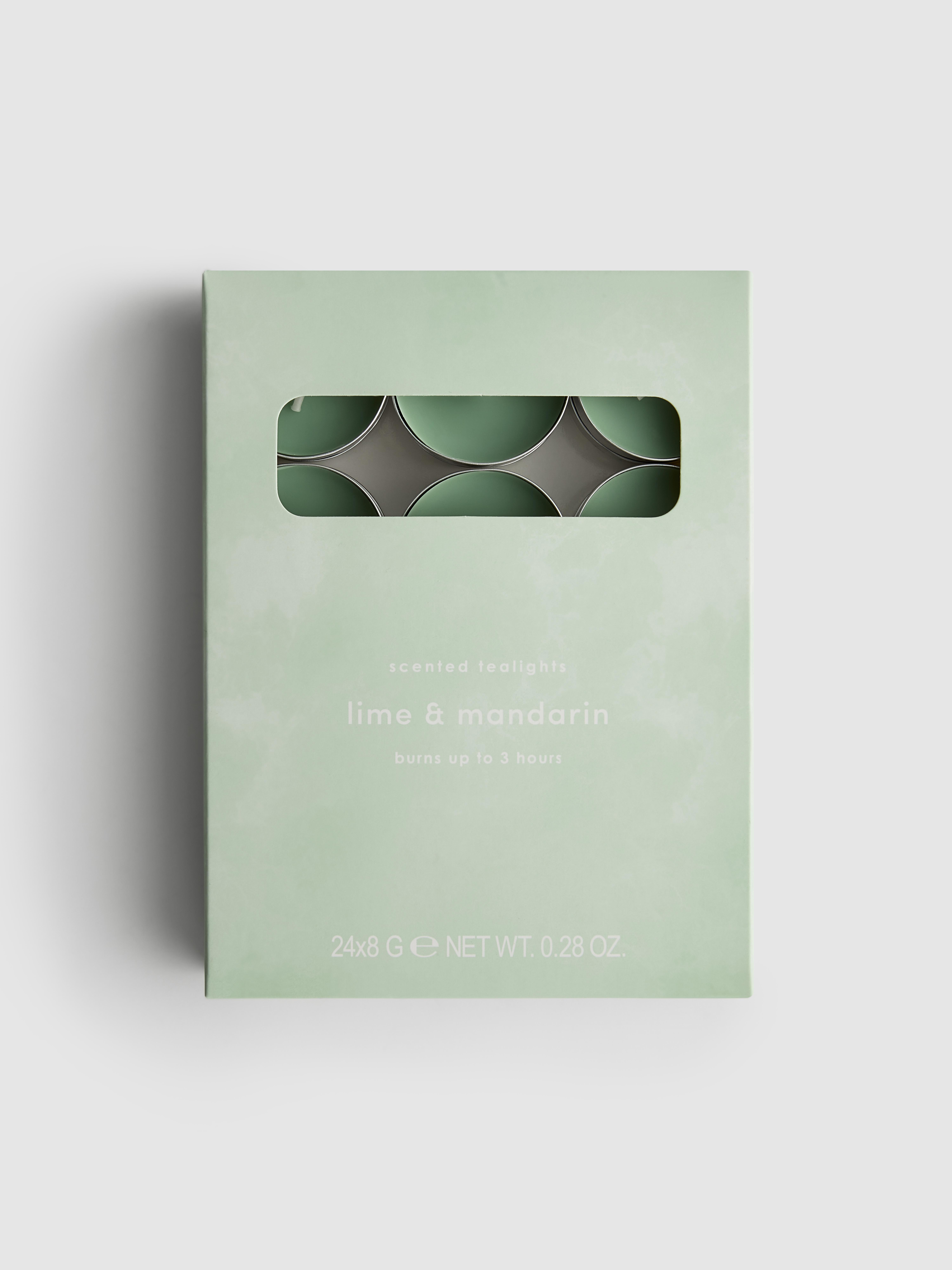 Light Green 24-Pack Tealight Refills