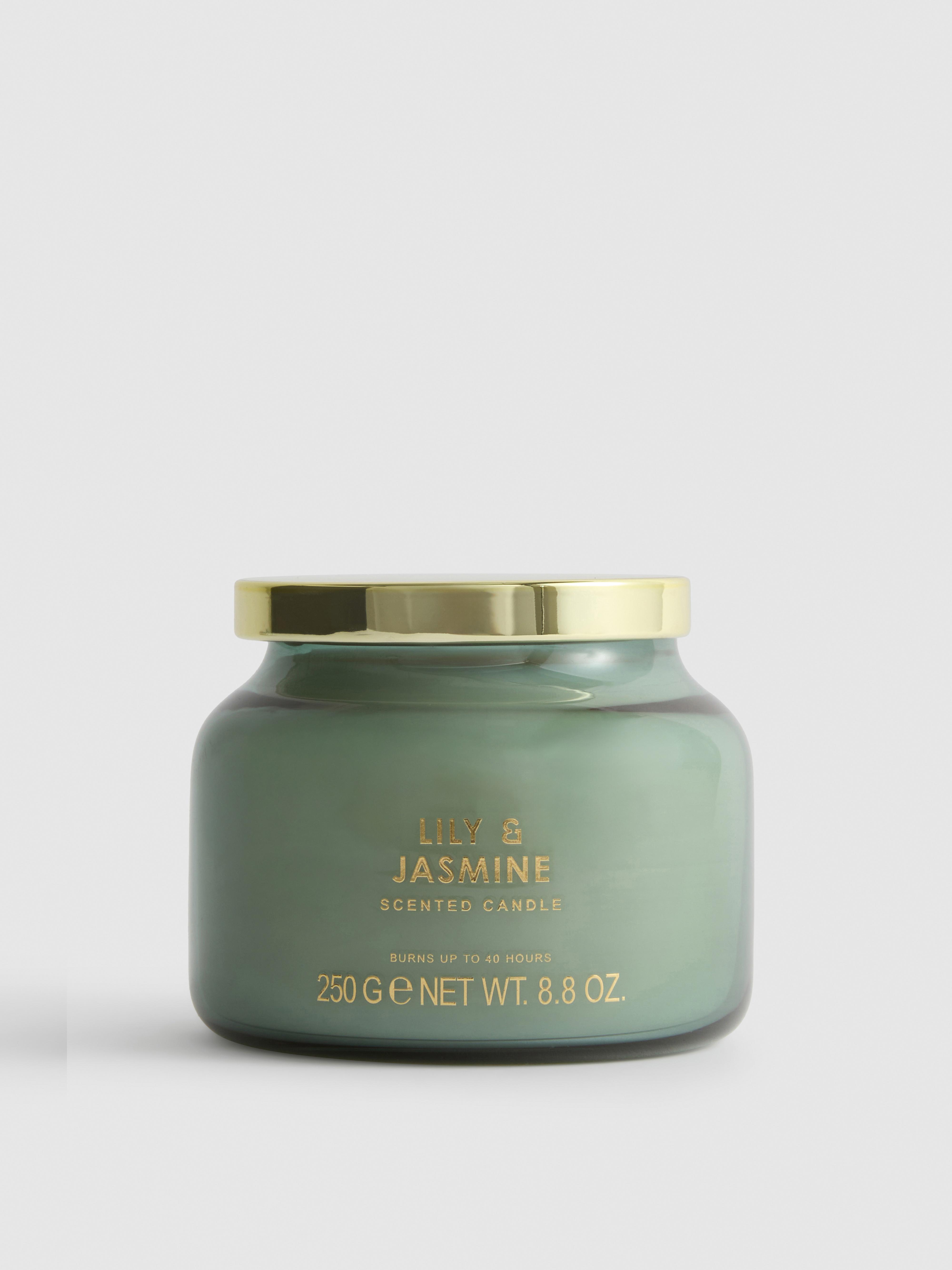Geurkaars in potje met deksel Lichtgroen