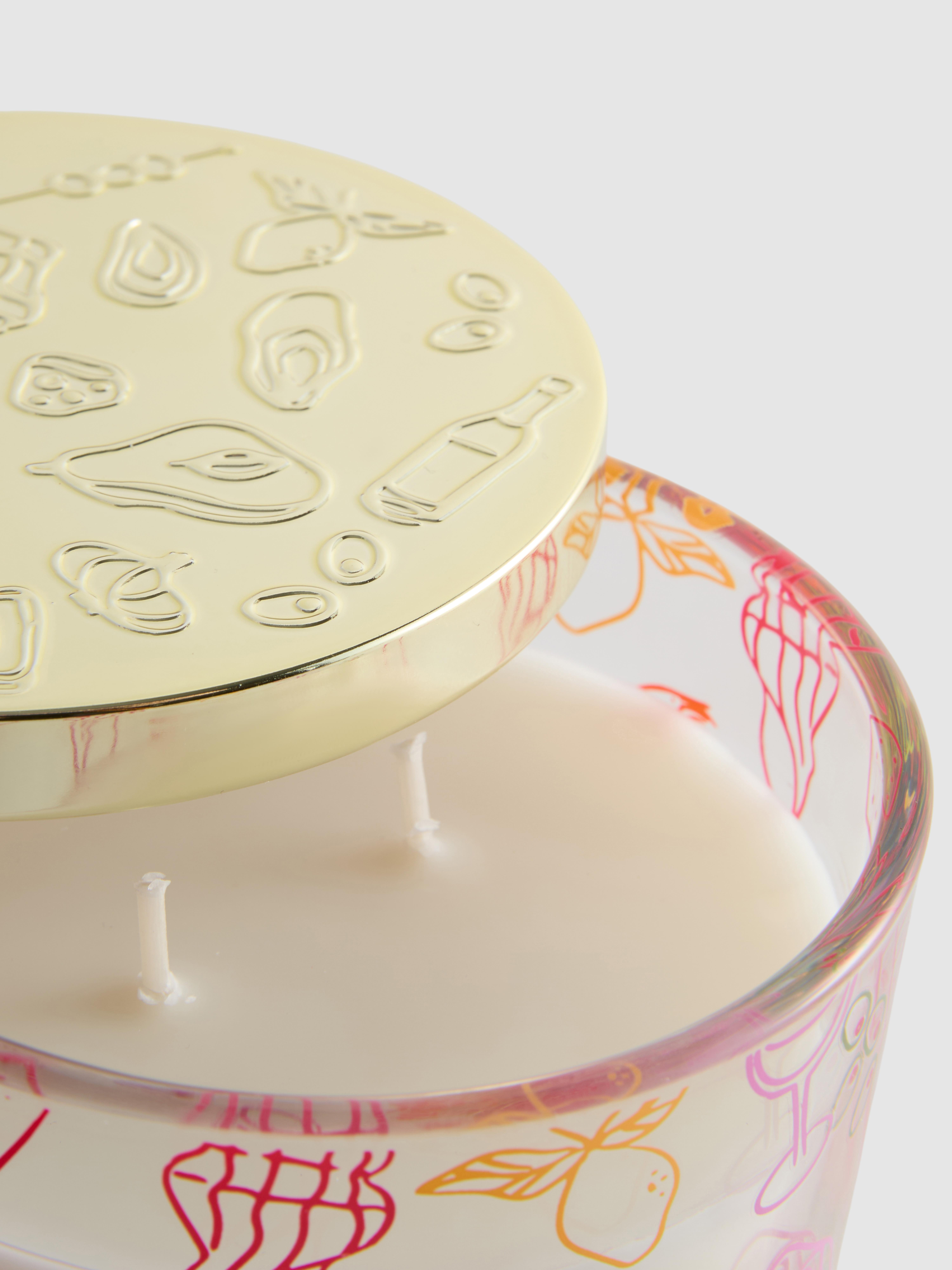 Geurkaars met twee lonten