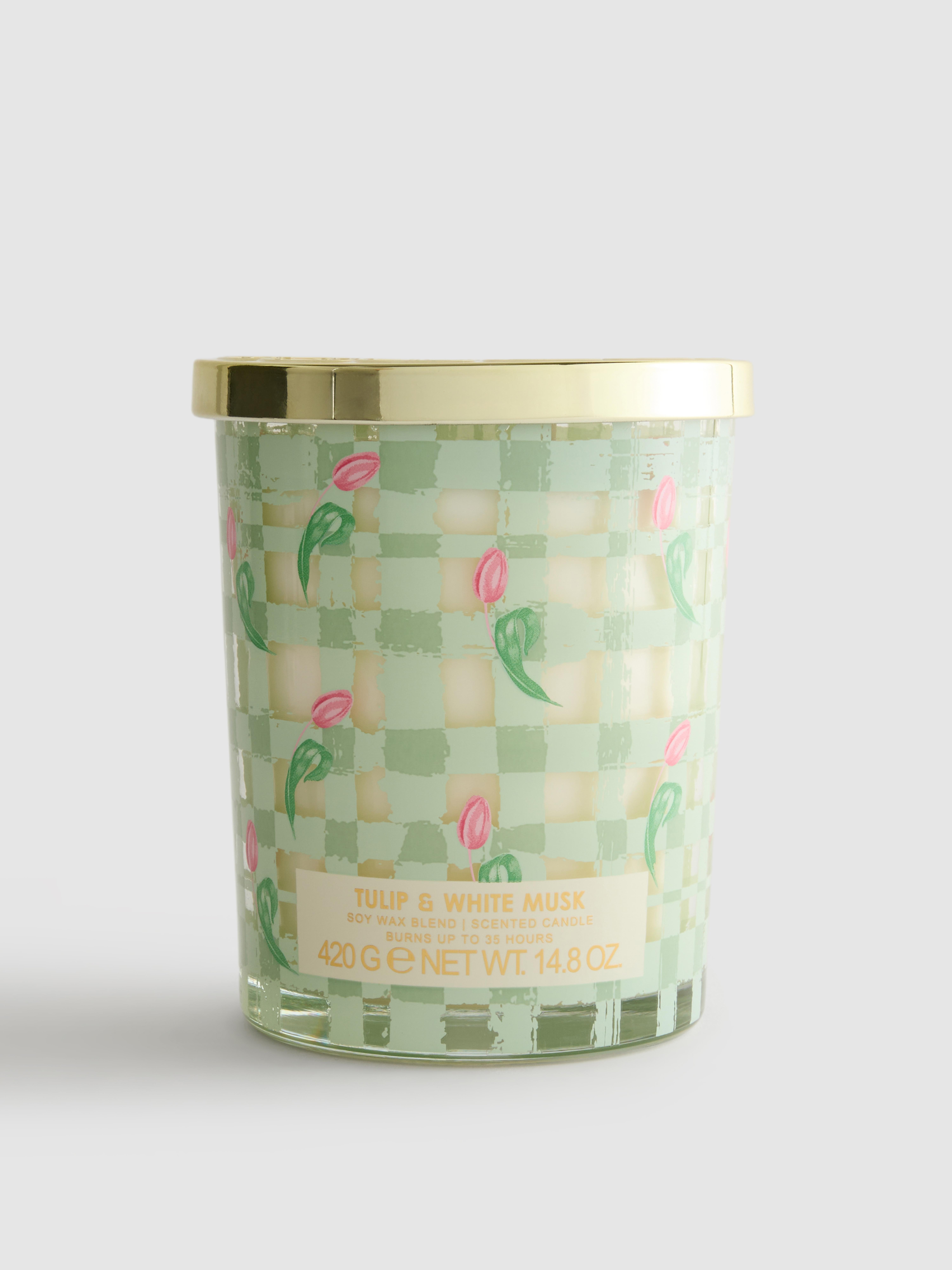 Green Two-Wick Scented Candle