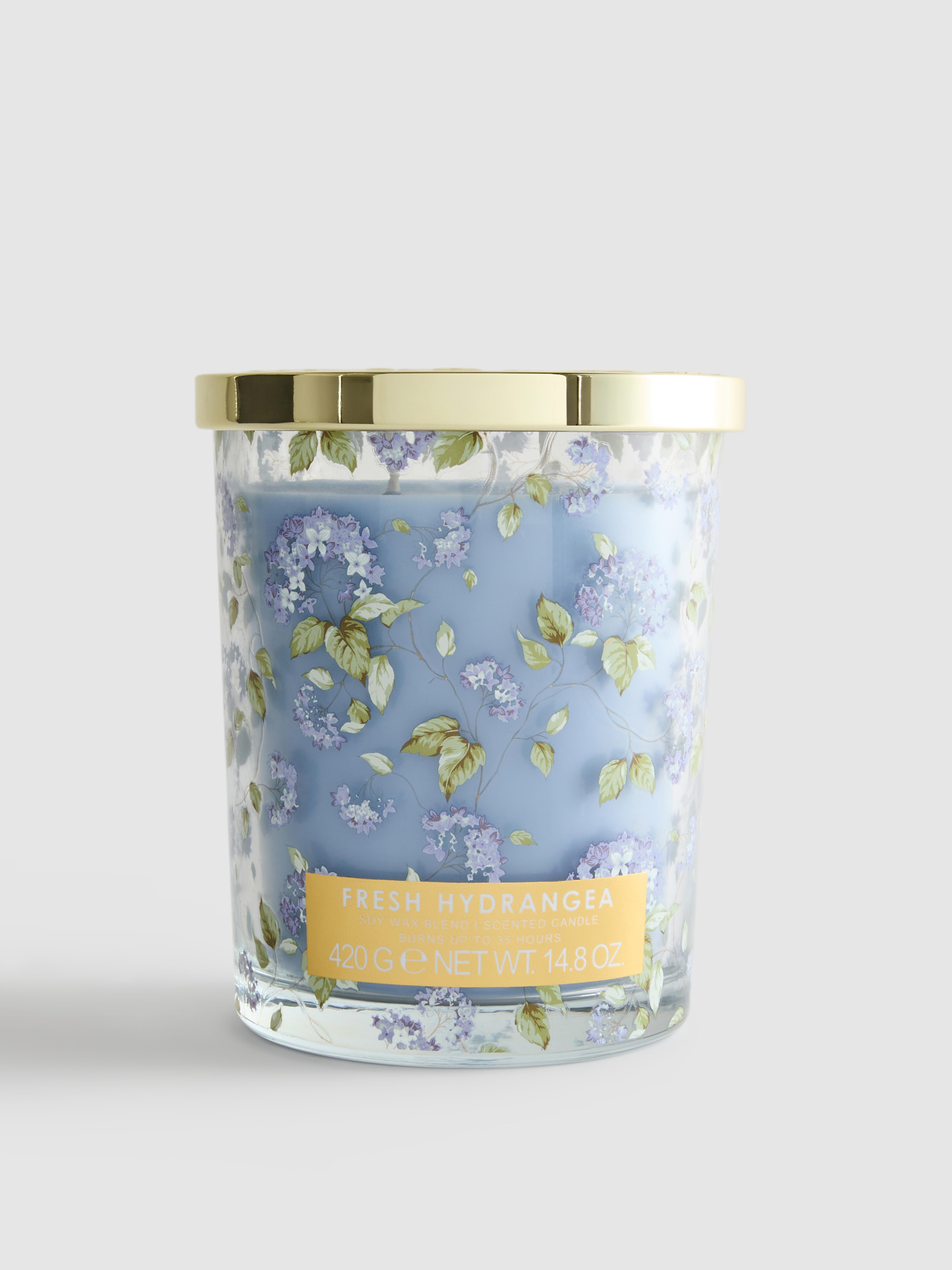 Light Blue Two-Wick Scented Candle
