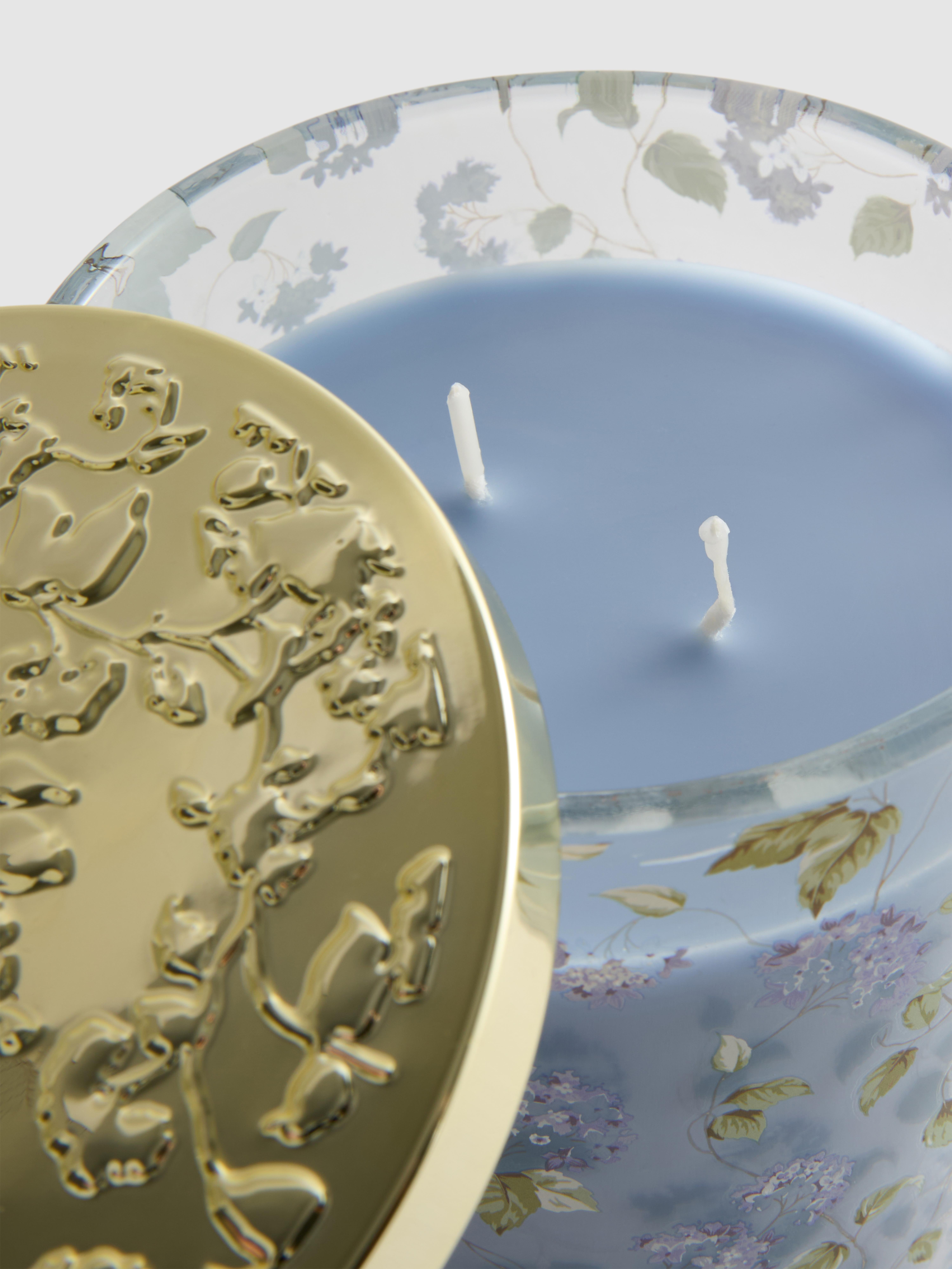 Light Blue Two-Wick Scented Candle