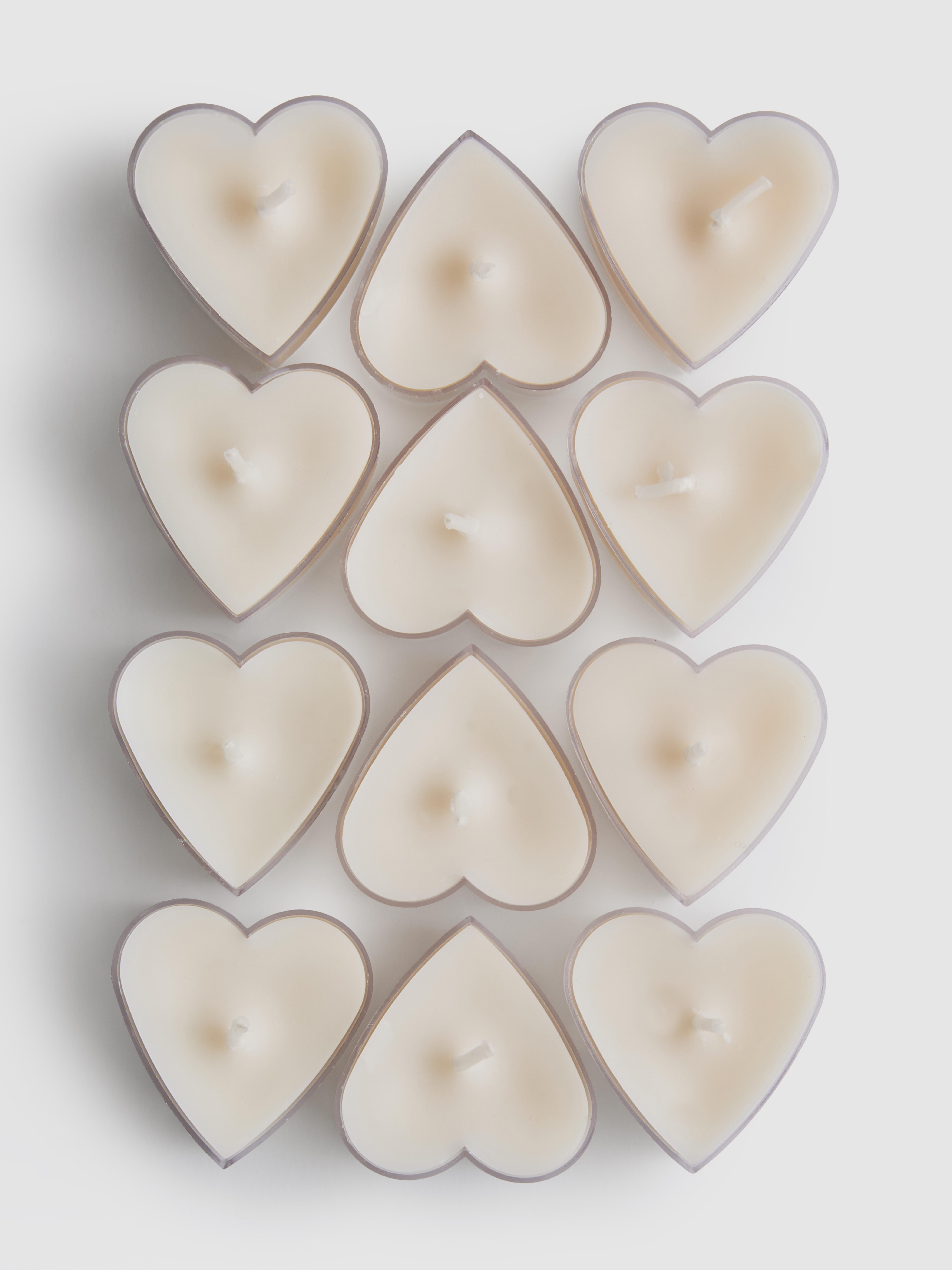 nk Heart-Shaped Scented Tealights