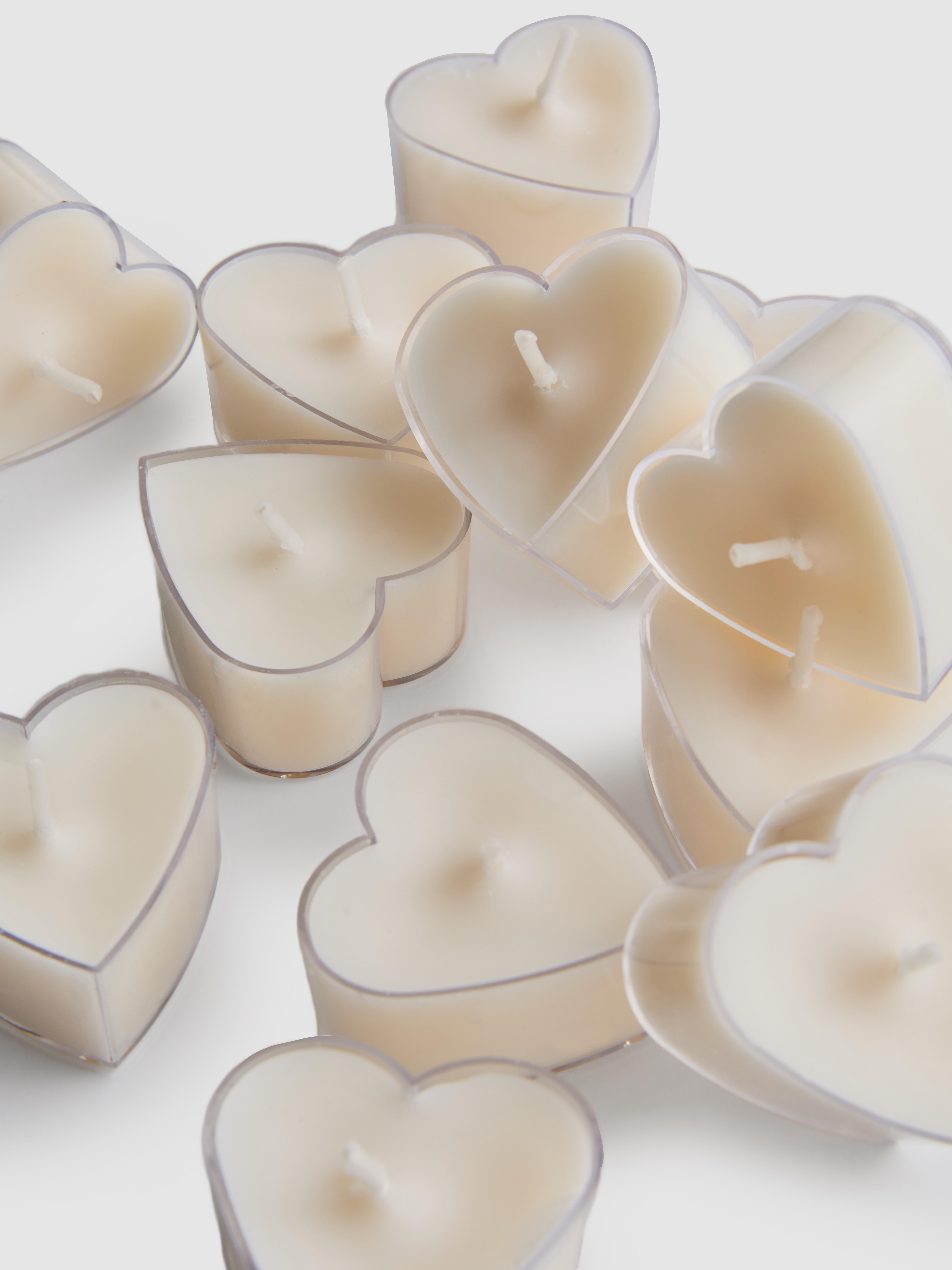 nk Heart-Shaped Scented Tealights