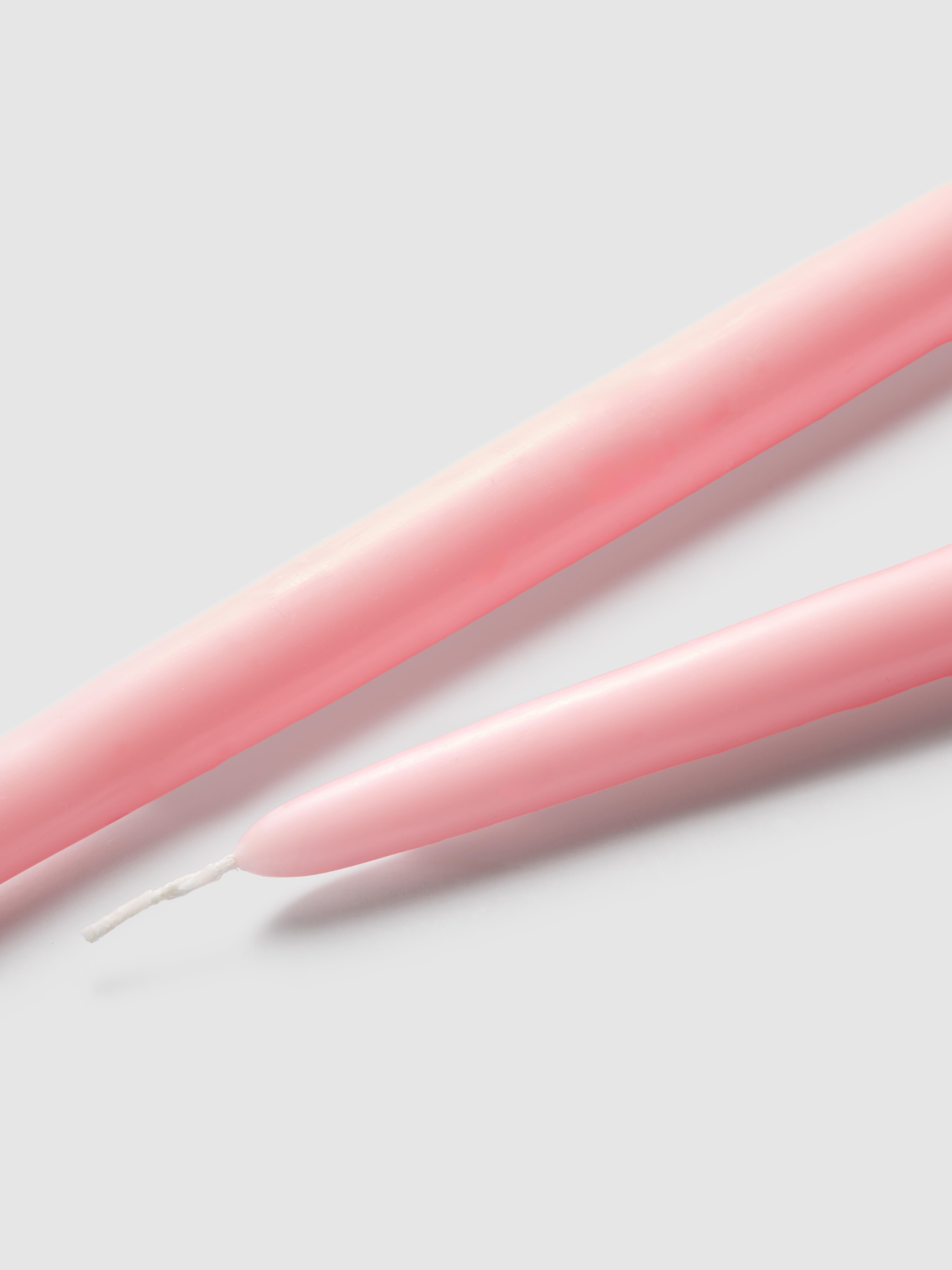 Light Pink 2pk Scented Dinner Candles