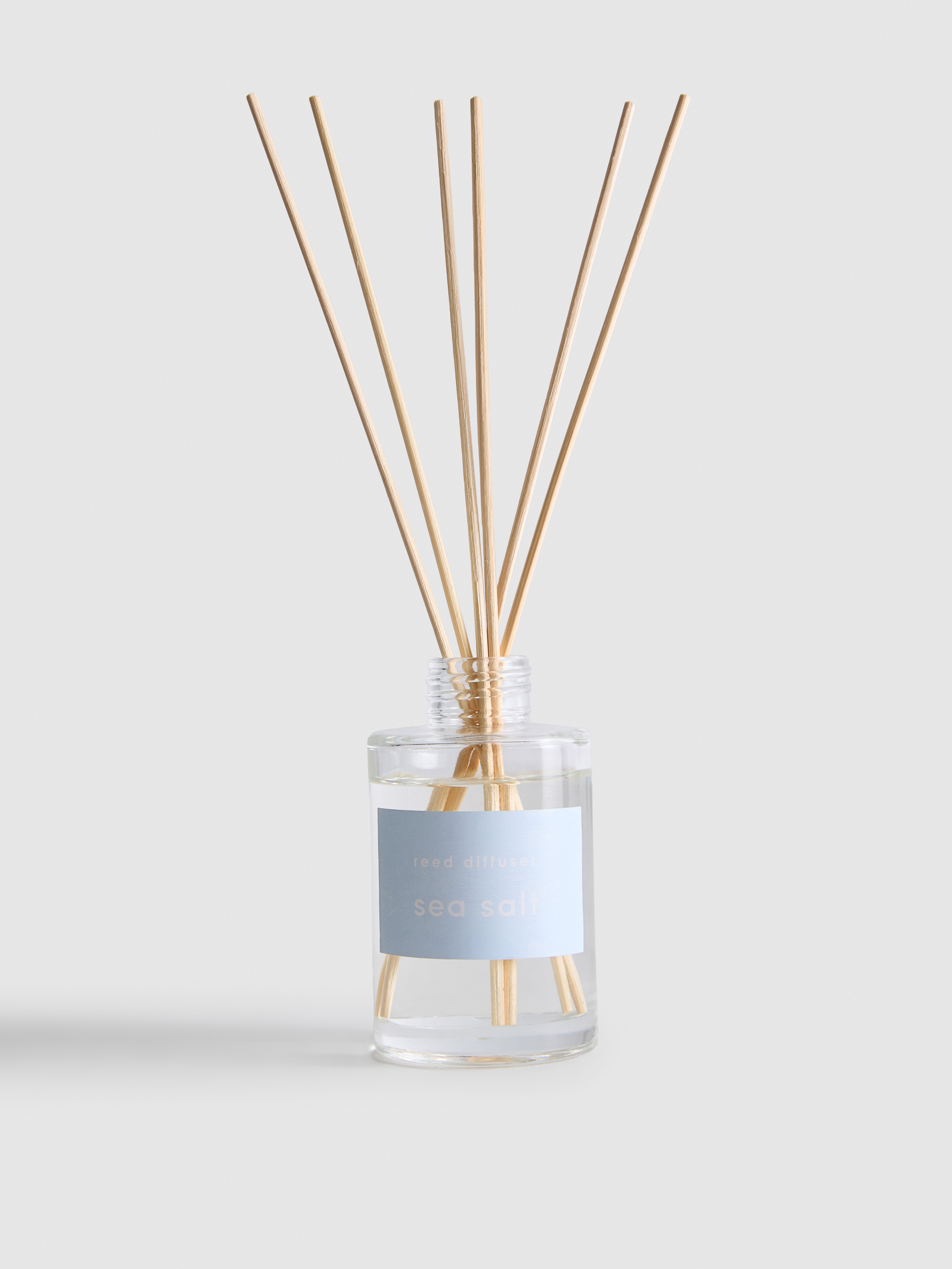 Geurverspreider met stokjes, 100 ml Lichtblauw