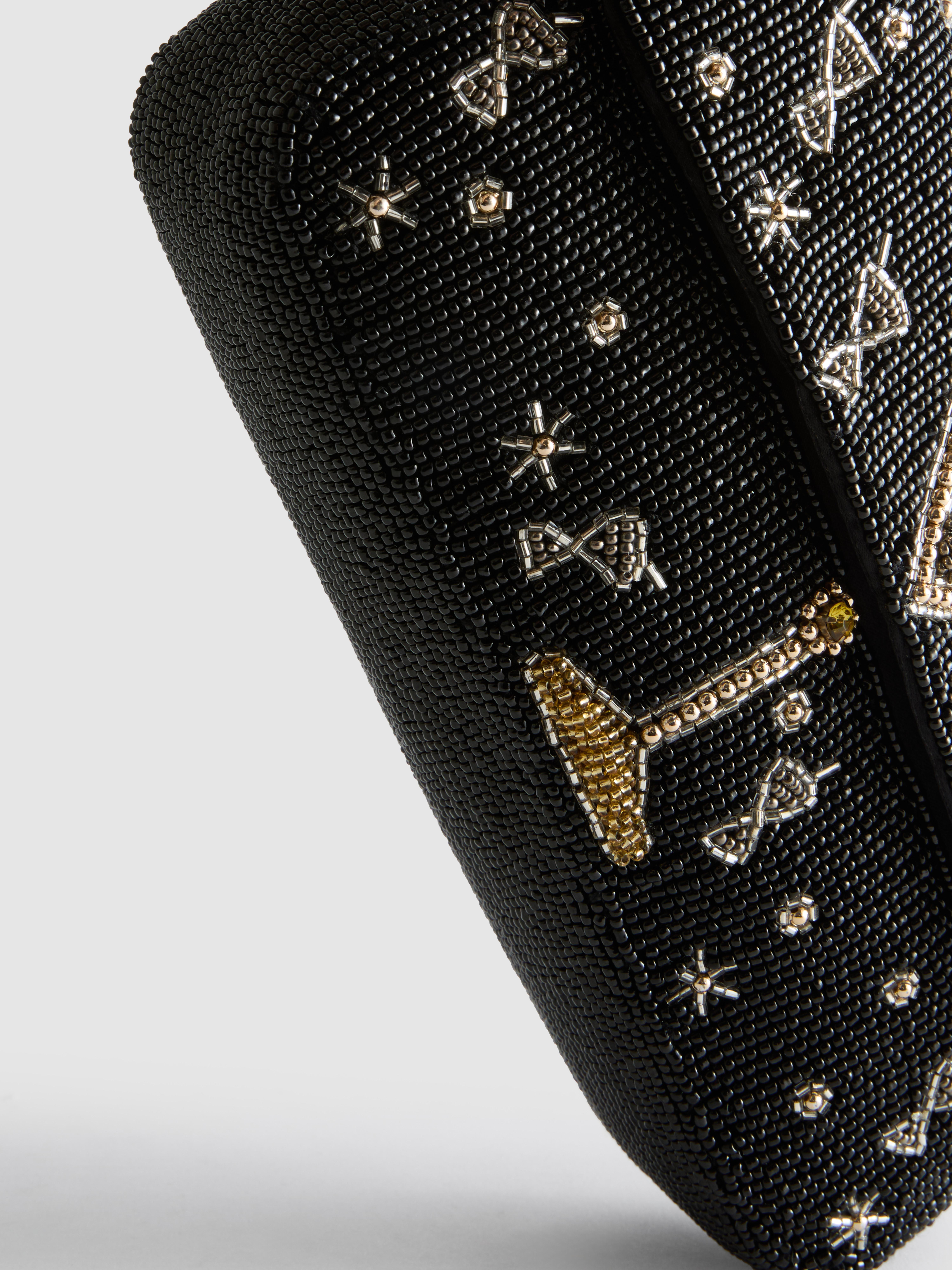 Beaded Mini Shoulder Bag