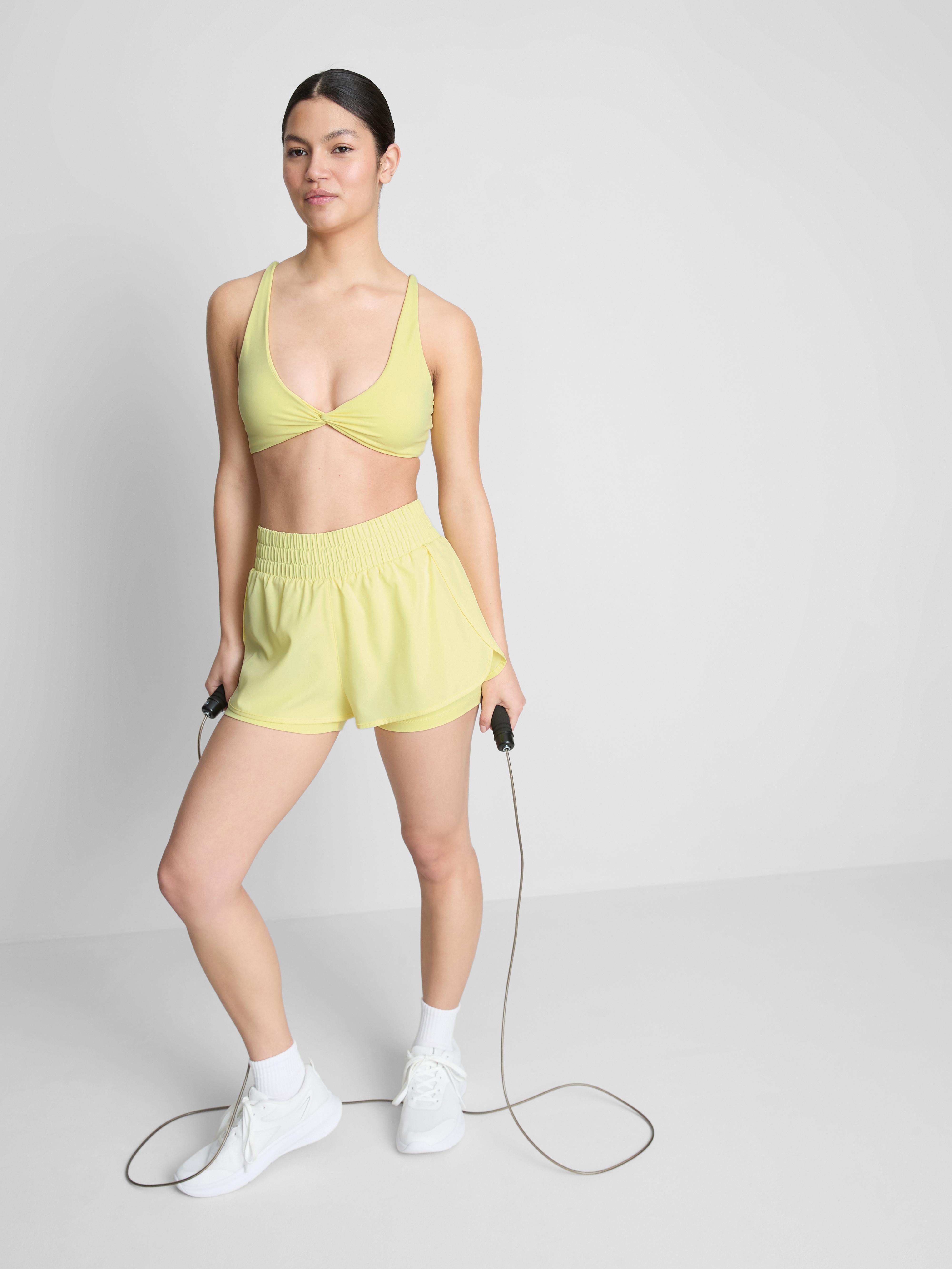 Twist Front Active Crop Top