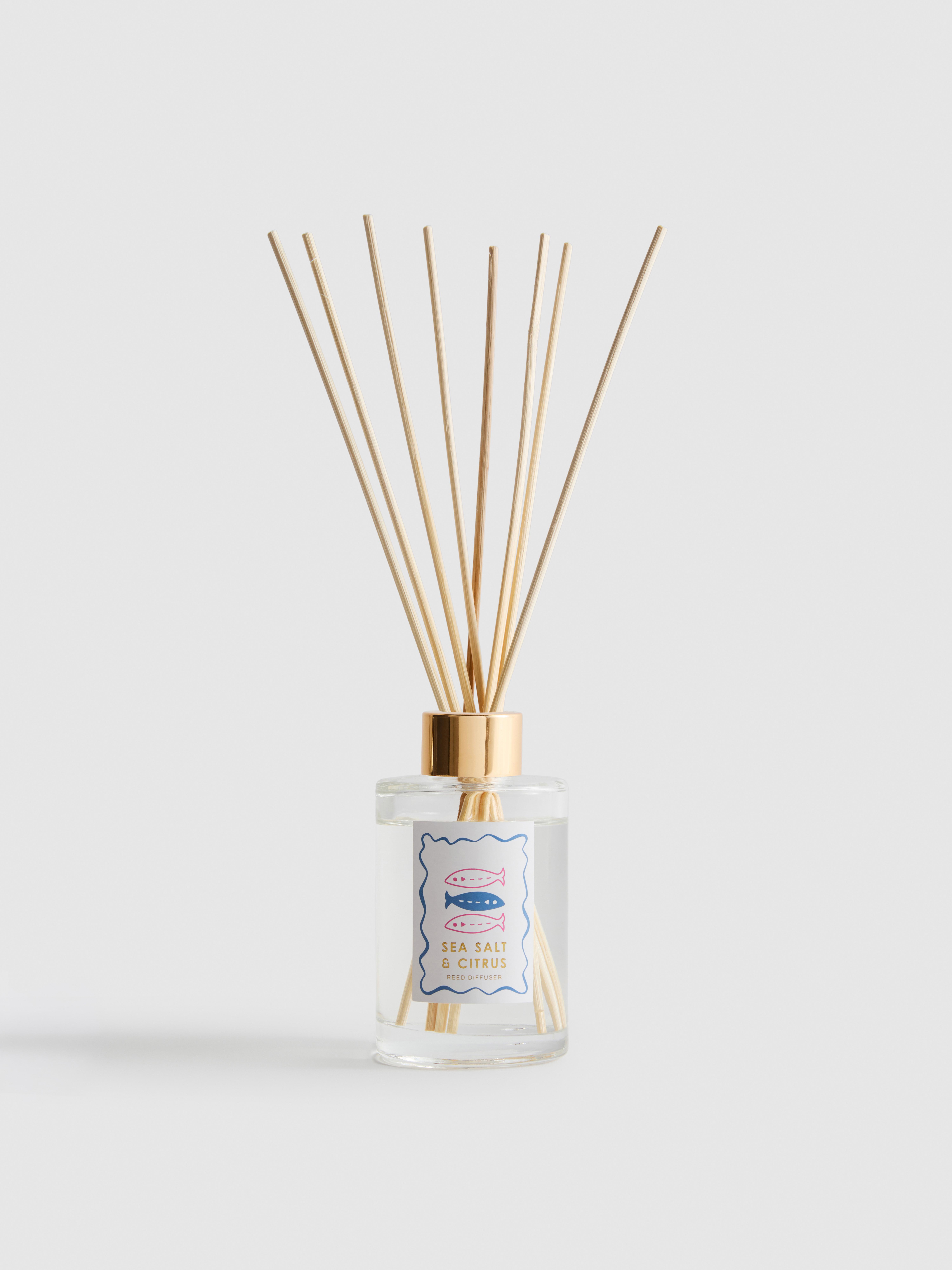 Small Scented Reed Diffuser Mid Blue