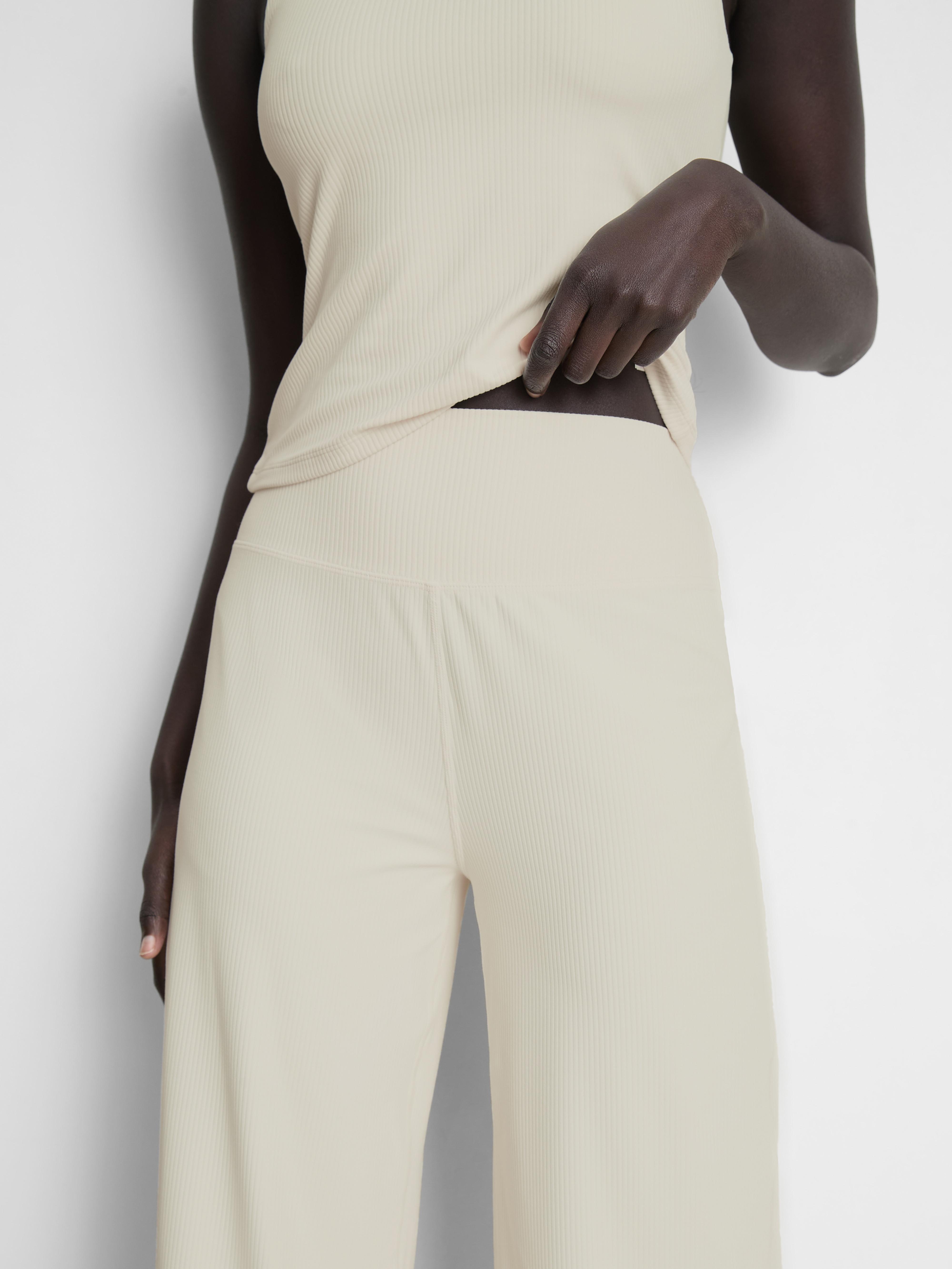 Active Ribbed Palazzo Joggers