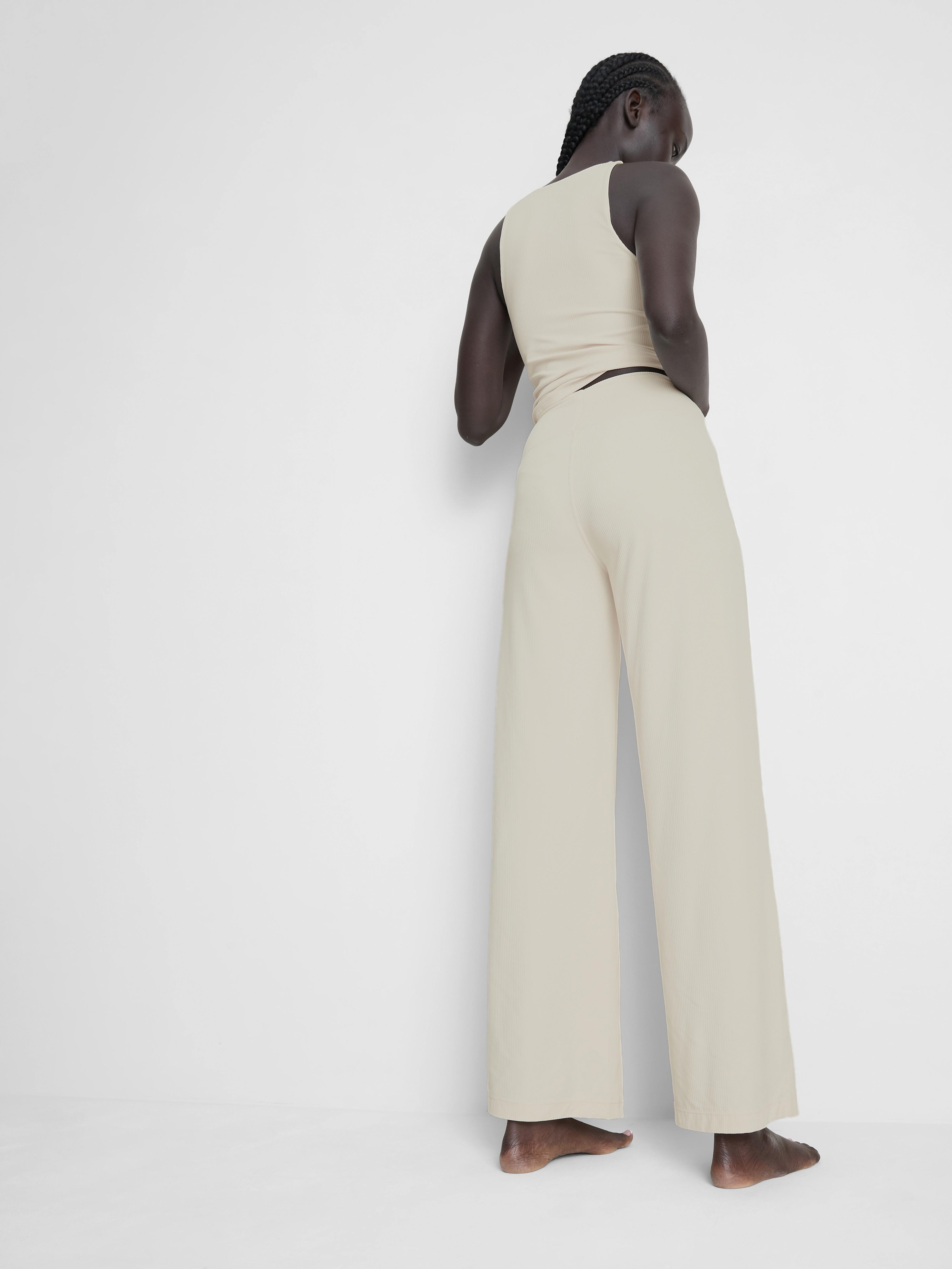 Active Ribbed Palazzo Joggers