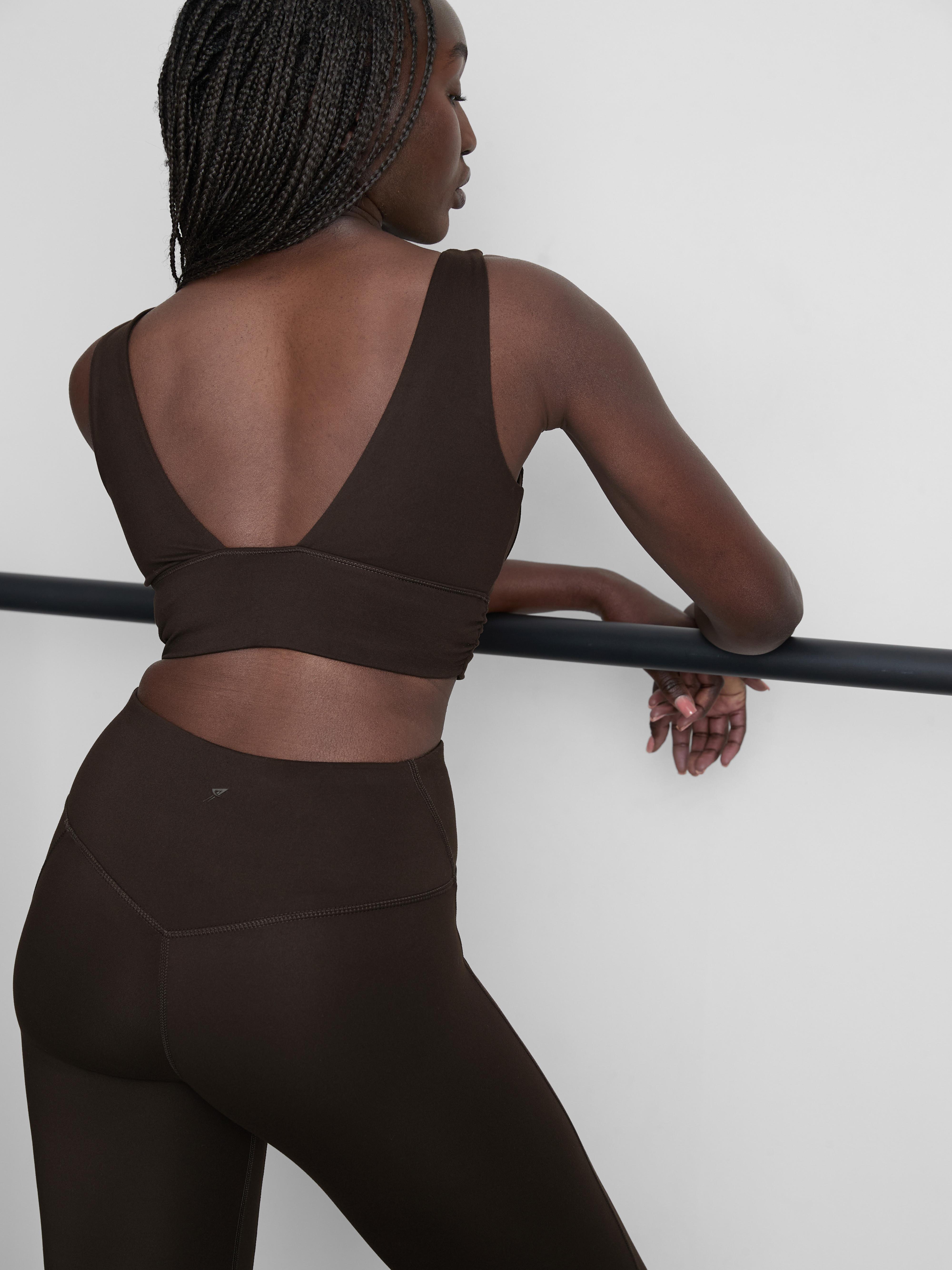 Women's Chocolate Rita Ora Active Cropped Tan