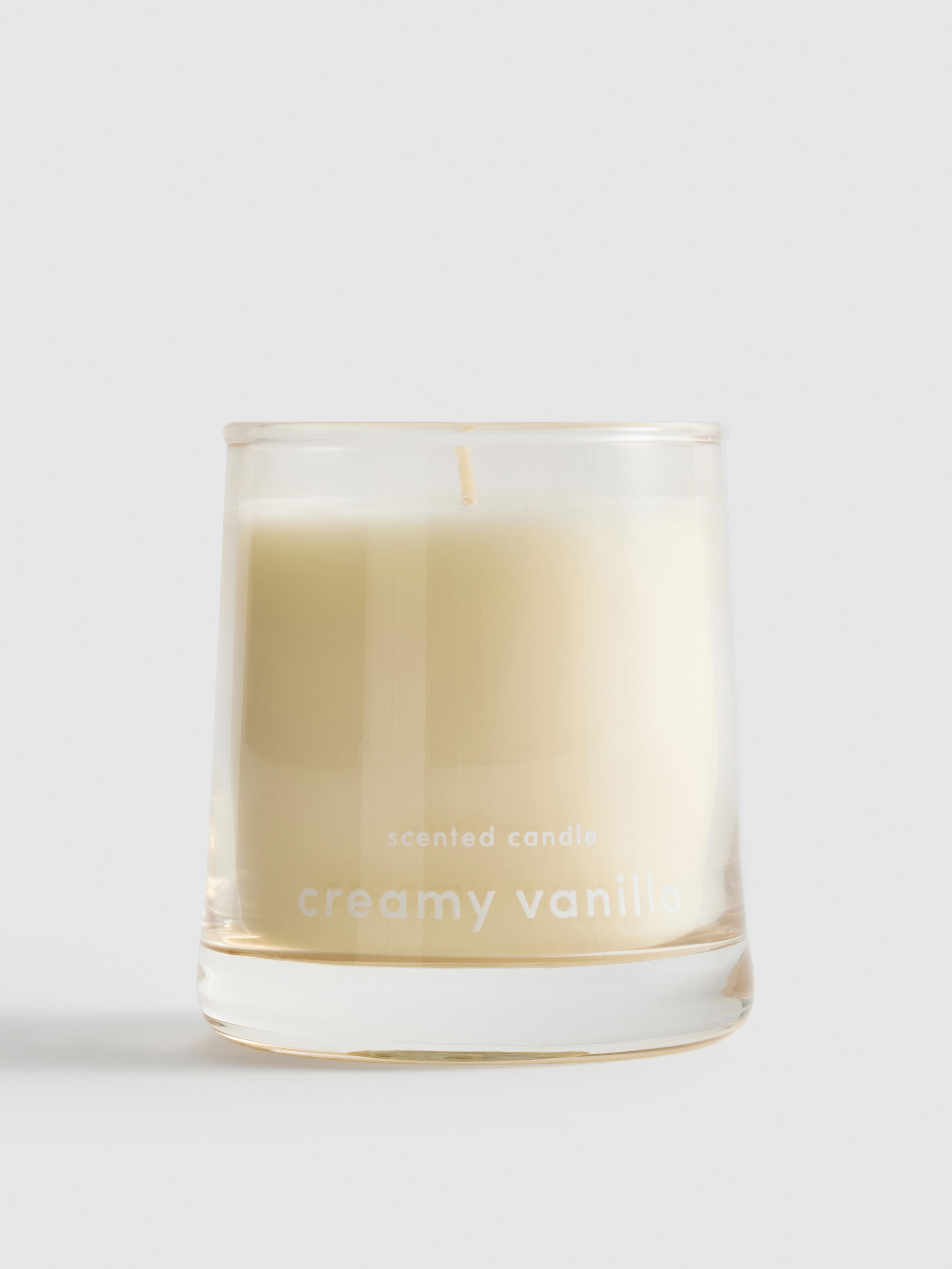 Scented Candle In Colored Glass Jar