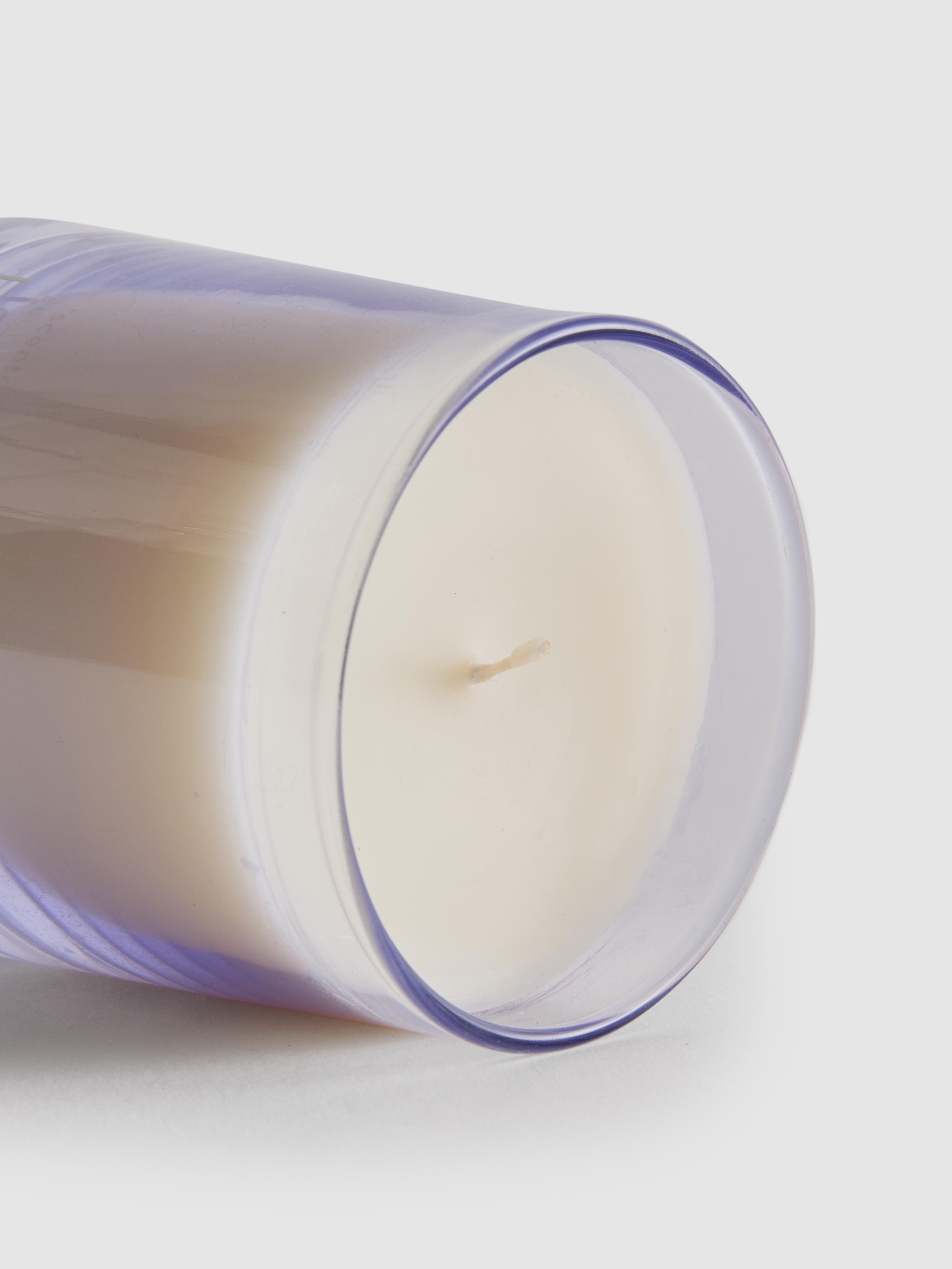 Scented Candle In Coloured Glass Jar
