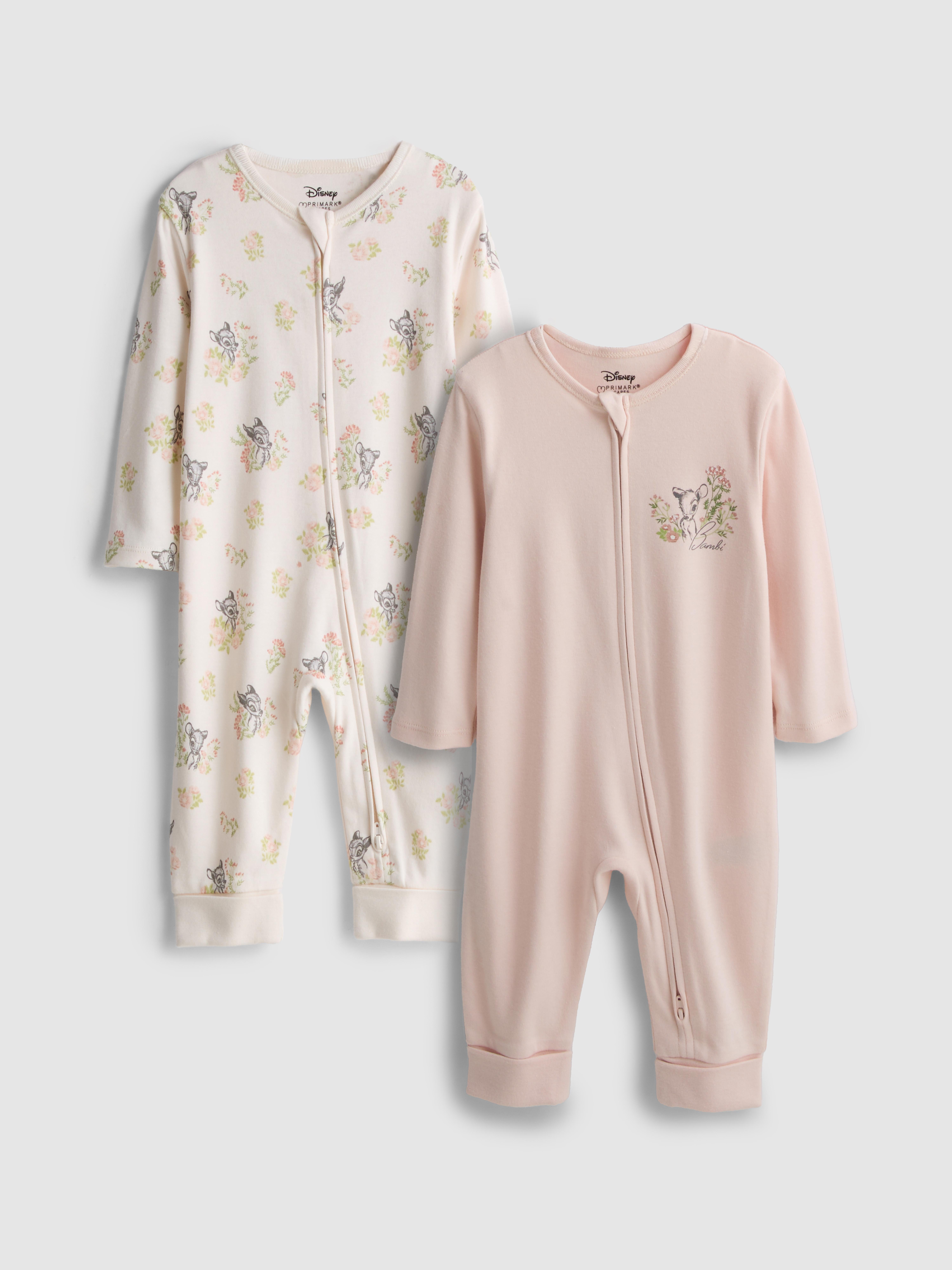 0-24 mesi | 2 pigiamini con cerniera Bambi Disney