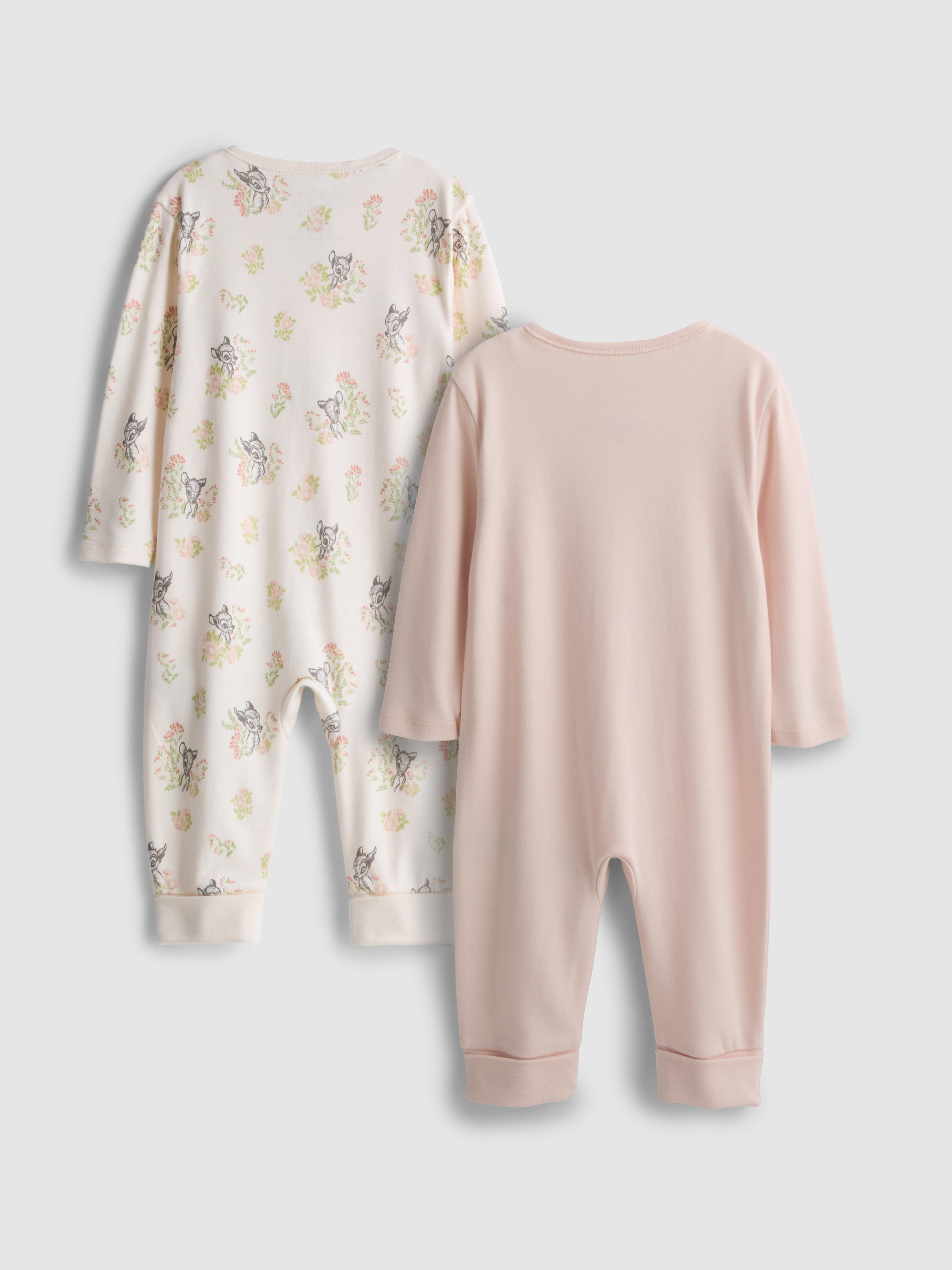 0-24 mesi | 2 pigiamini con cerniera Bambi Disney