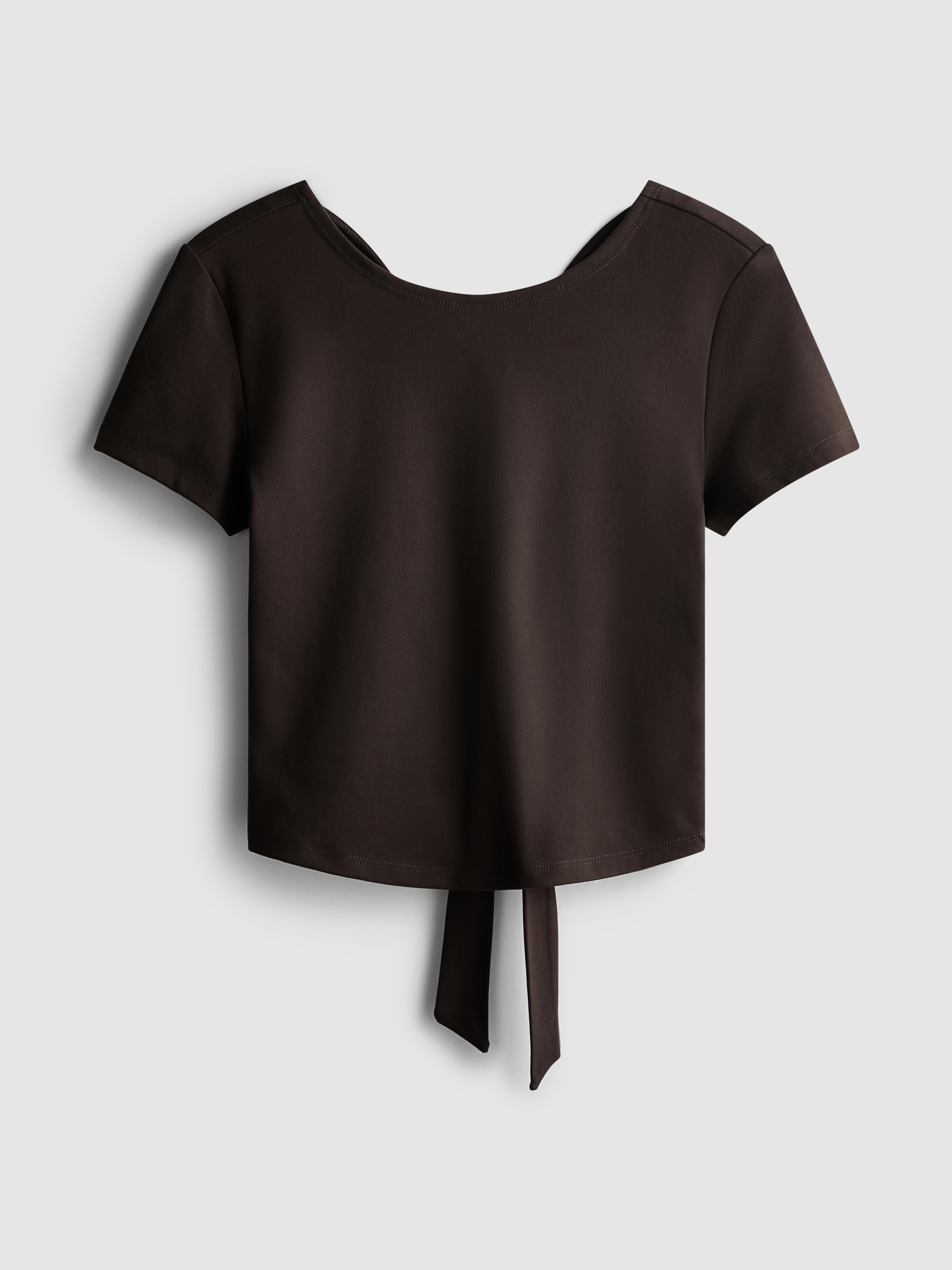 T-shirt court à nouer dans le dos Rita Ora