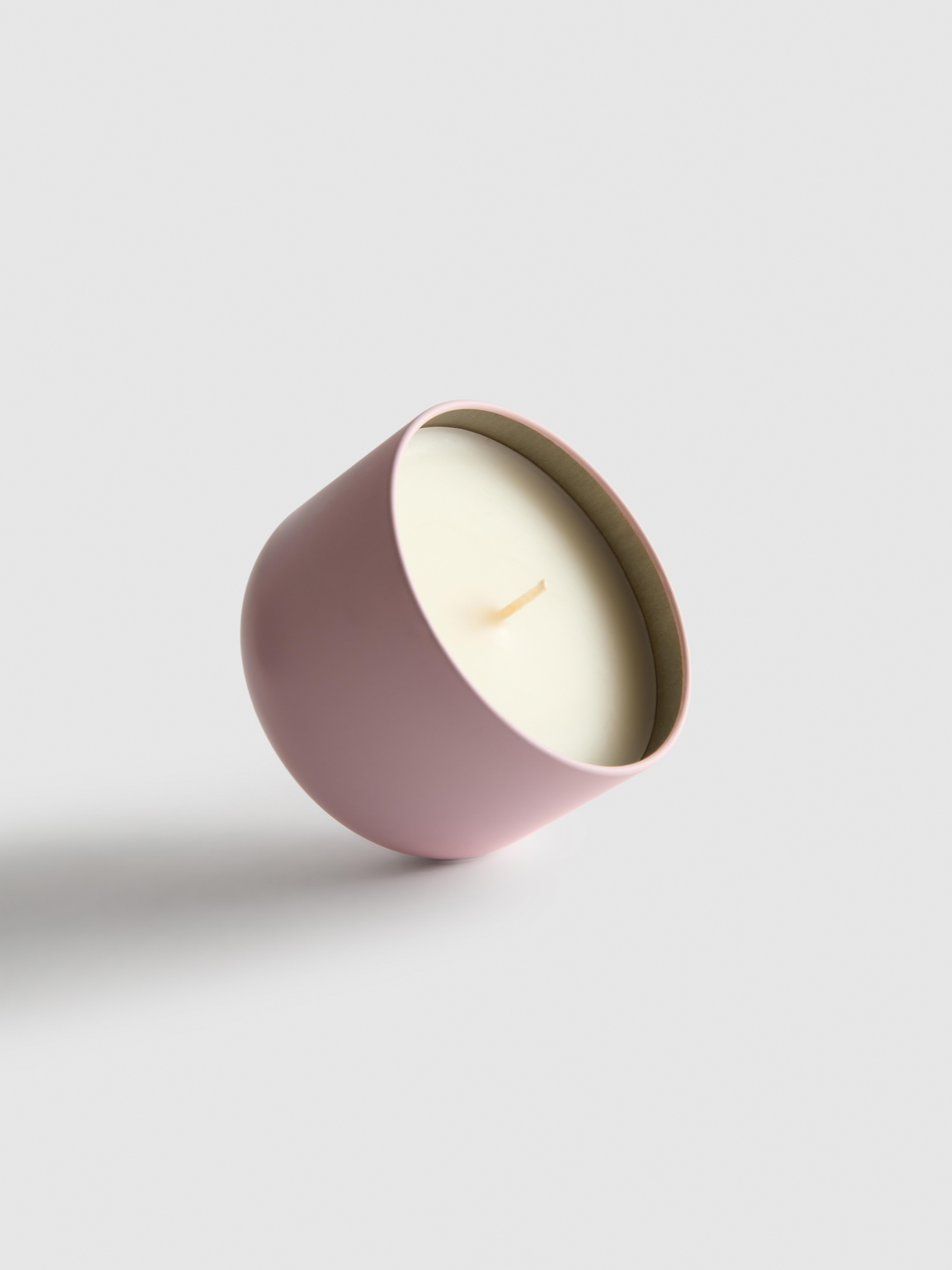 Light Pink Scented Candle In Can