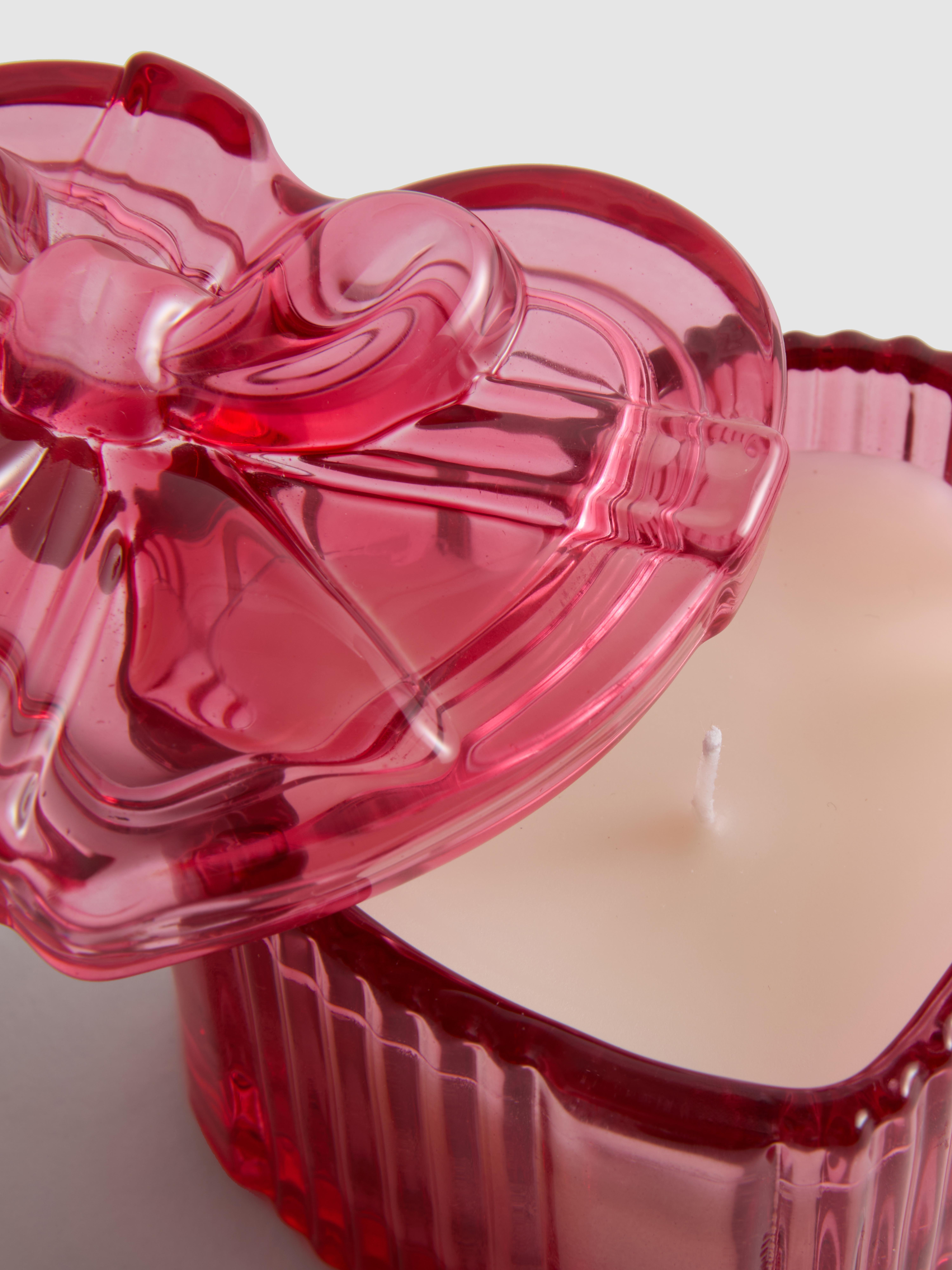 Scented Candle In Heart Shaped Container