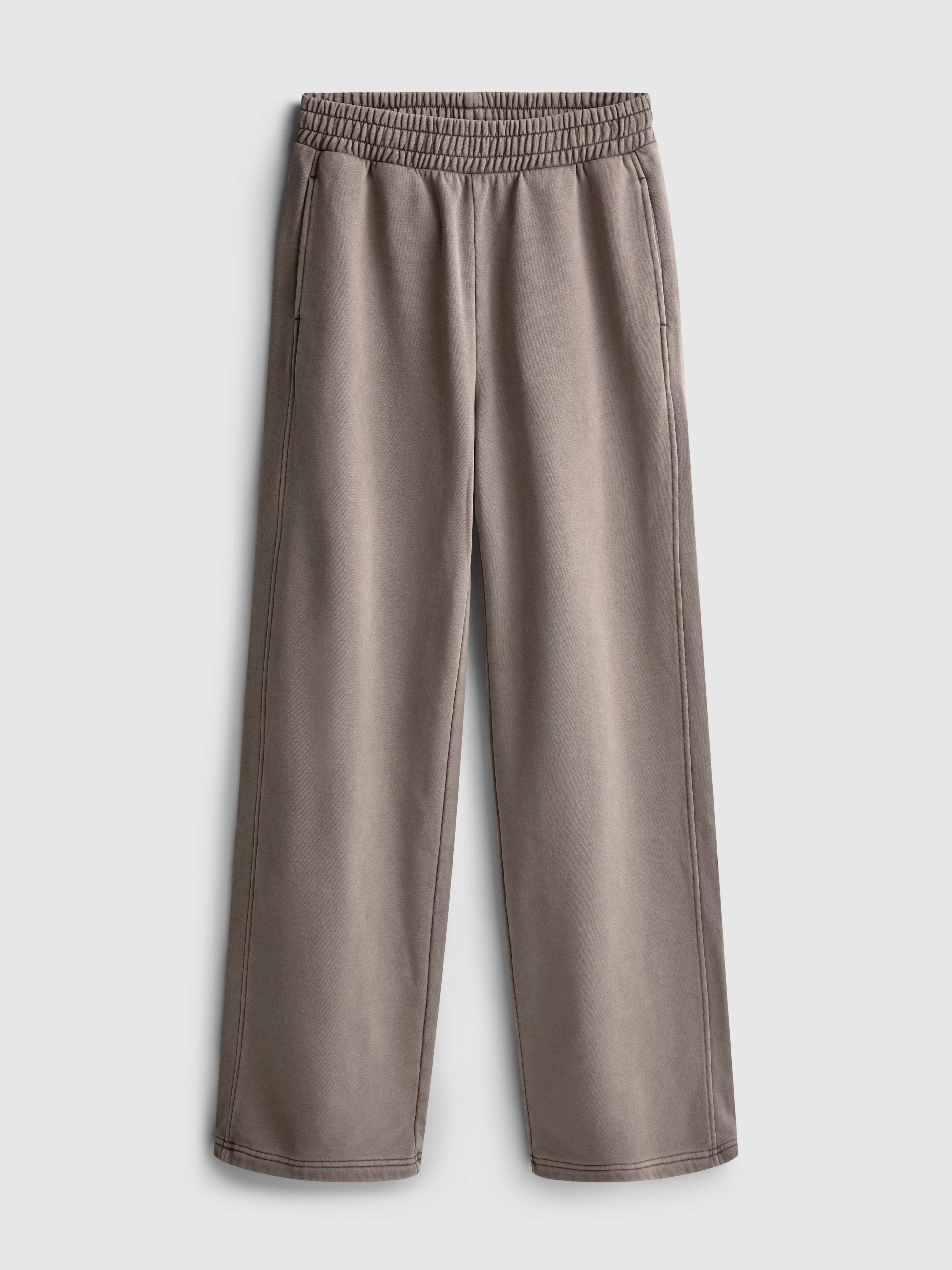 Acid Wash Wide Leg Joggers